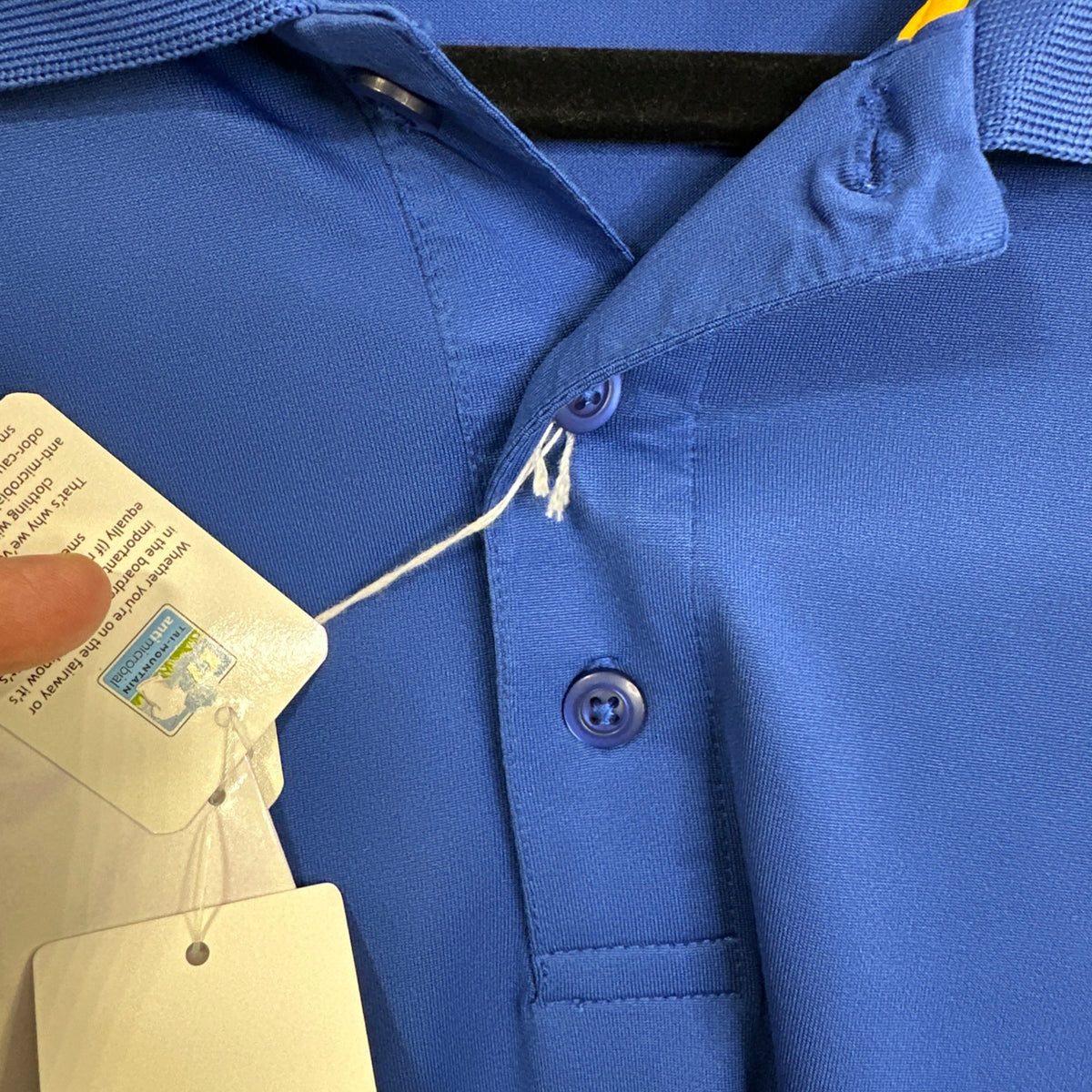 Tri-Mountain Performance Golf Polo Moisture Wicking Antimicrobial Technology Men's XL