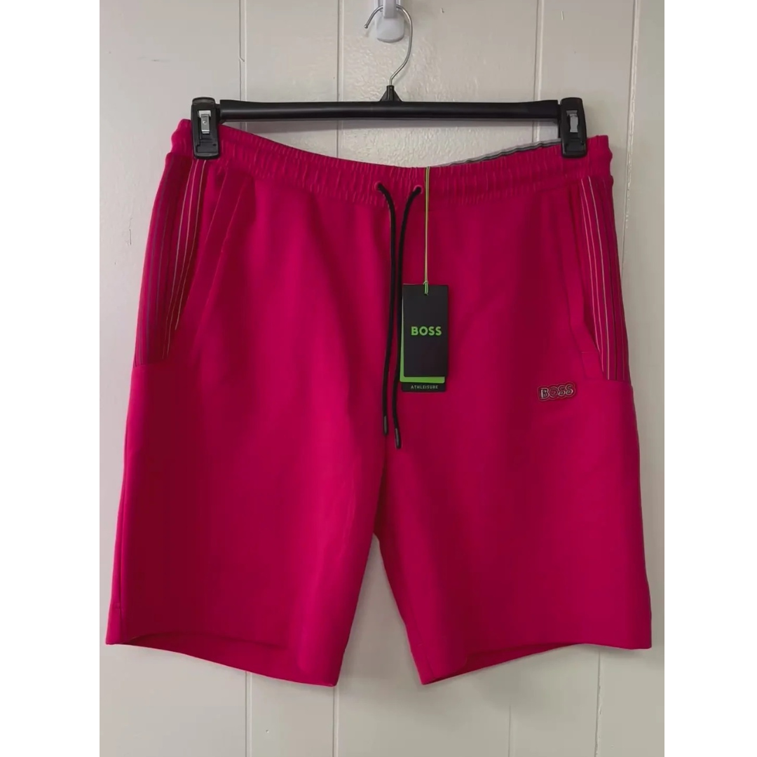 BOSS By HUGO BOSS Men's HEADLO Cotton-Blend Regular-Fit Shorts