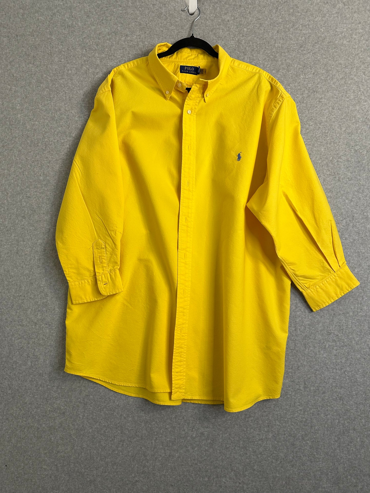 Polo Ralph Lauren Button Down Shirt Classic Yellow Men's 3XLT