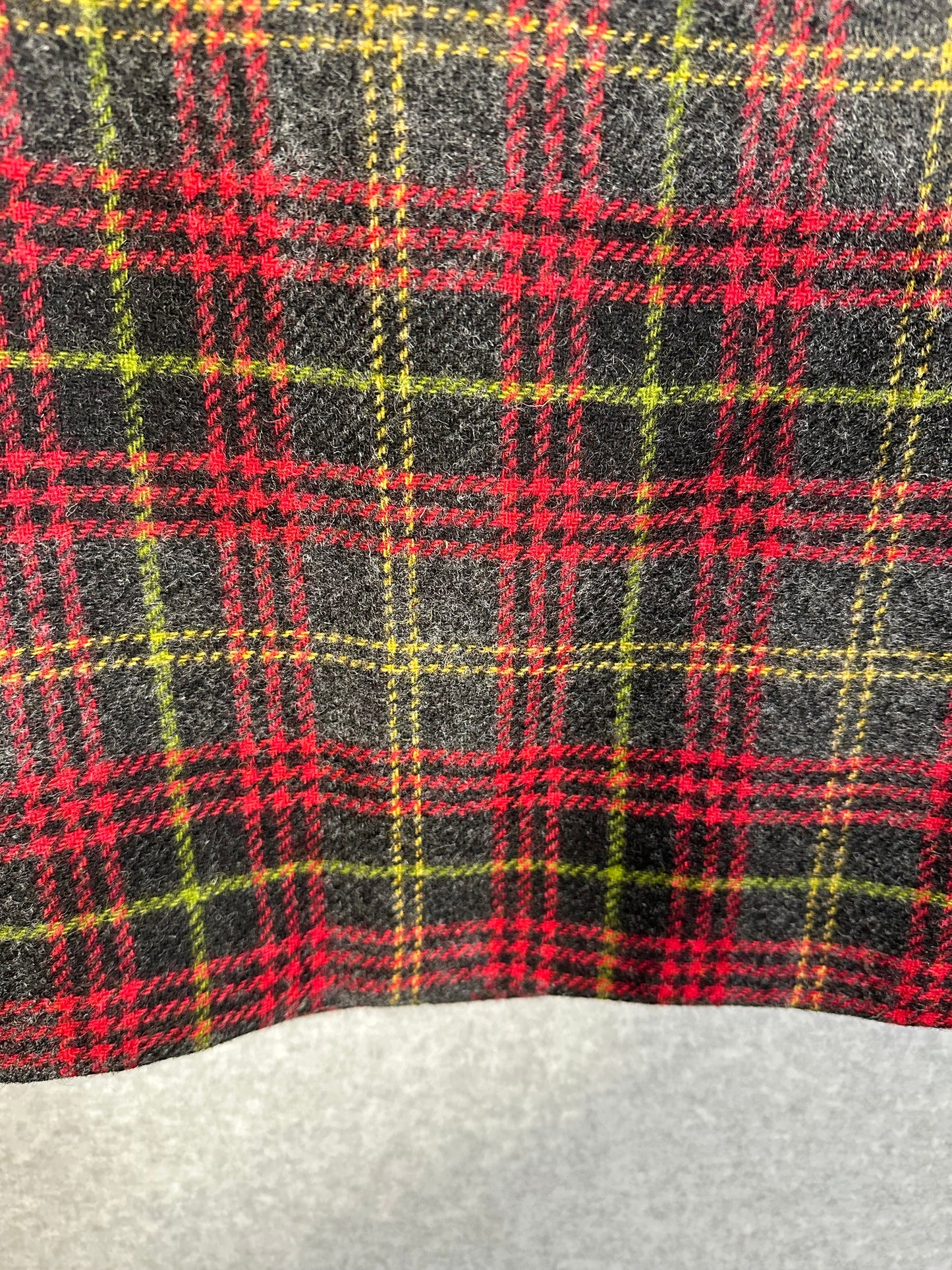 Boden Women's Tartan Plaid A-Line 100% Wool Mini Skirt Size 14 Long