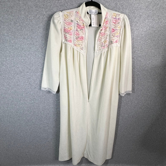 Vanity Fair Velour Chemise Gown Size Small