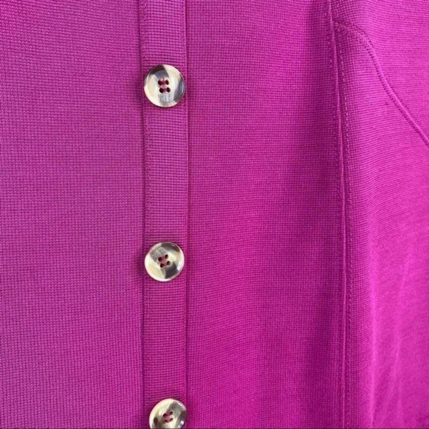 Anthropologie Maeve Knit Midi Dress Women's Size 8 Stretch Wildberry Sweetheart Neckline