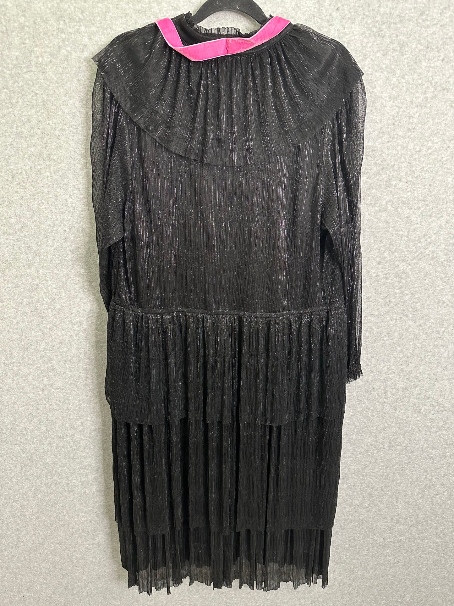 Studio Park X Shawn Killinger Metallic Pleated Tiered Dress Women's Size 2X