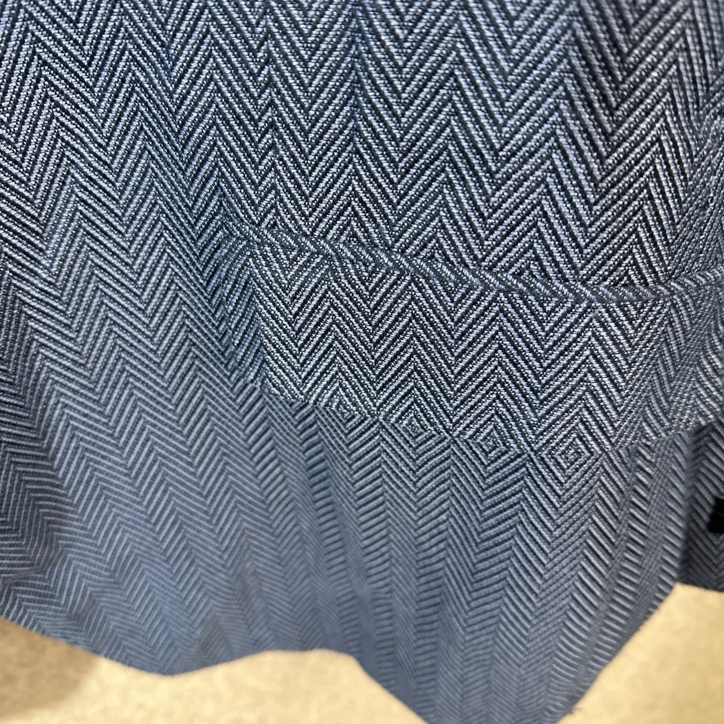 Tailorbyrd Men's Sportcoat Blazer Blue Herringbone 48 Long