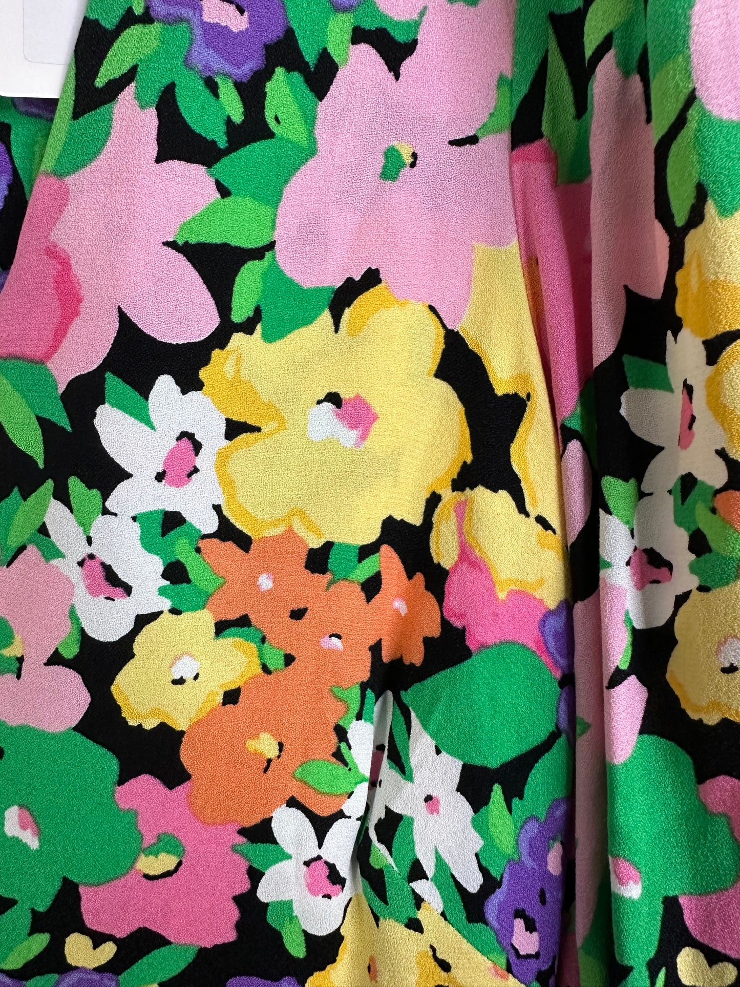 AFRM Merion Neon Garden Mini Dress Women's Size Large