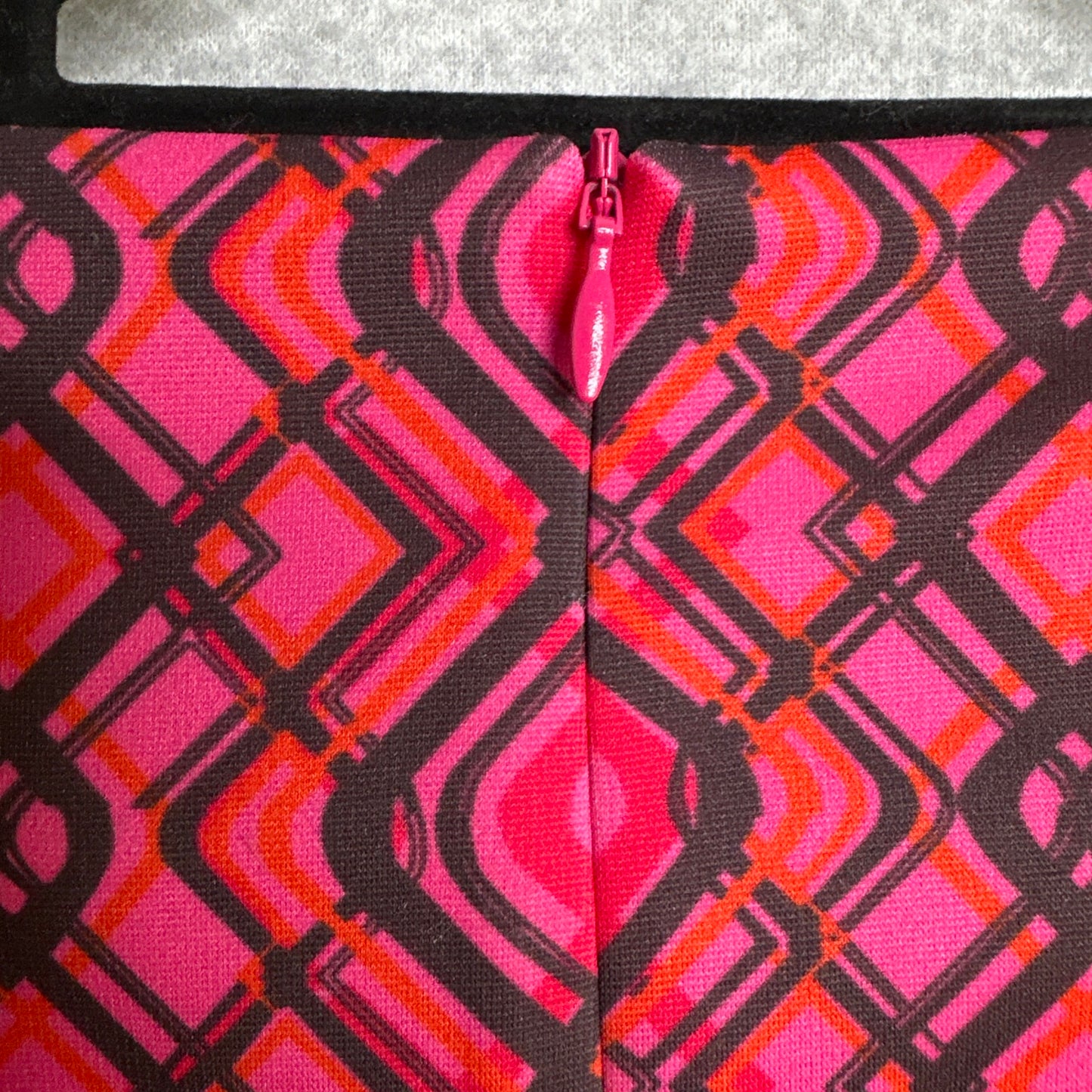 Doncaster Collection Women's Geometric Pattern 3/4 Sleeve Shift Dress Size 8
