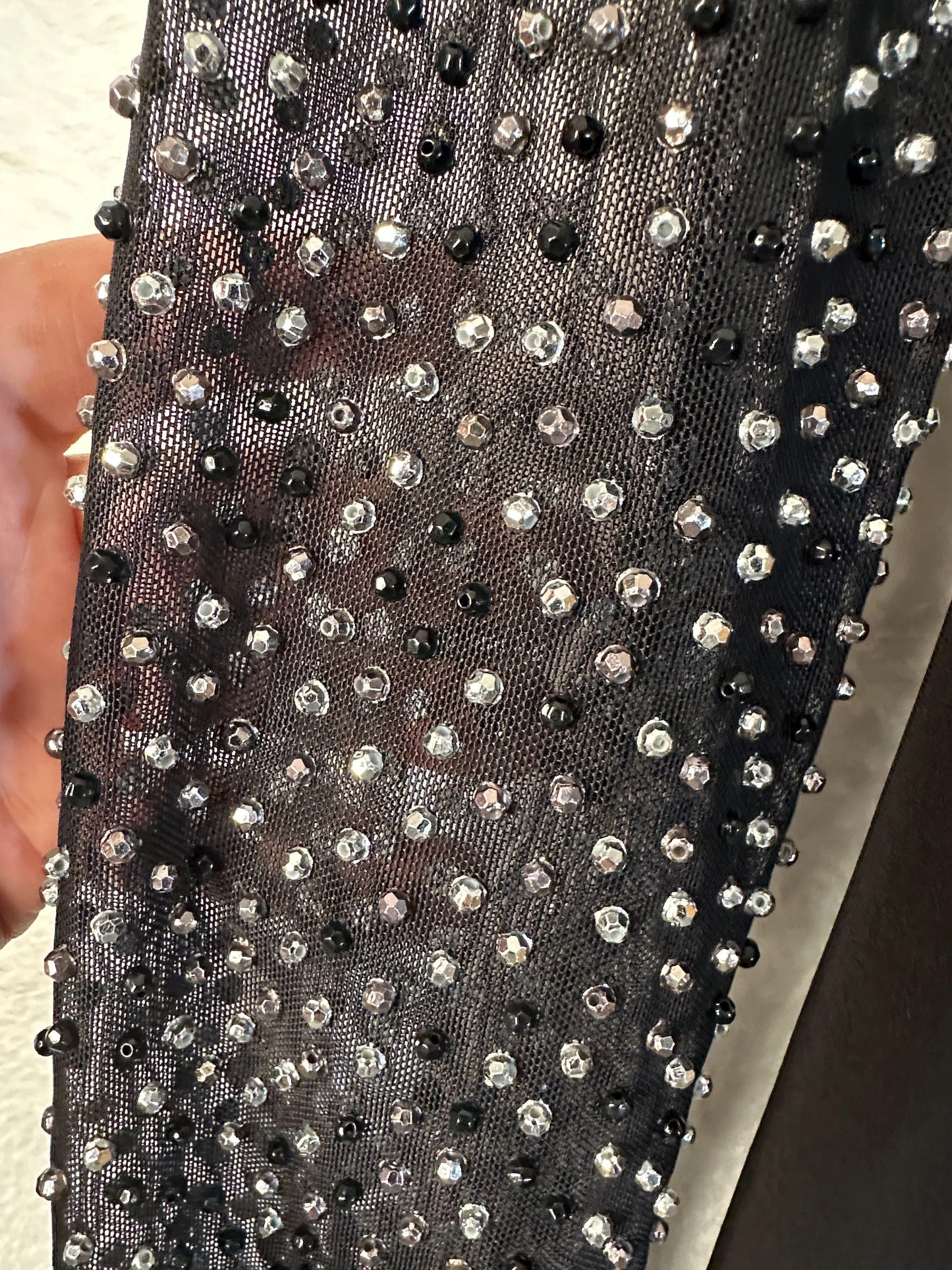 Betsy & Adam Embellished Cutout Dress Jersey Knit Women's Size 6