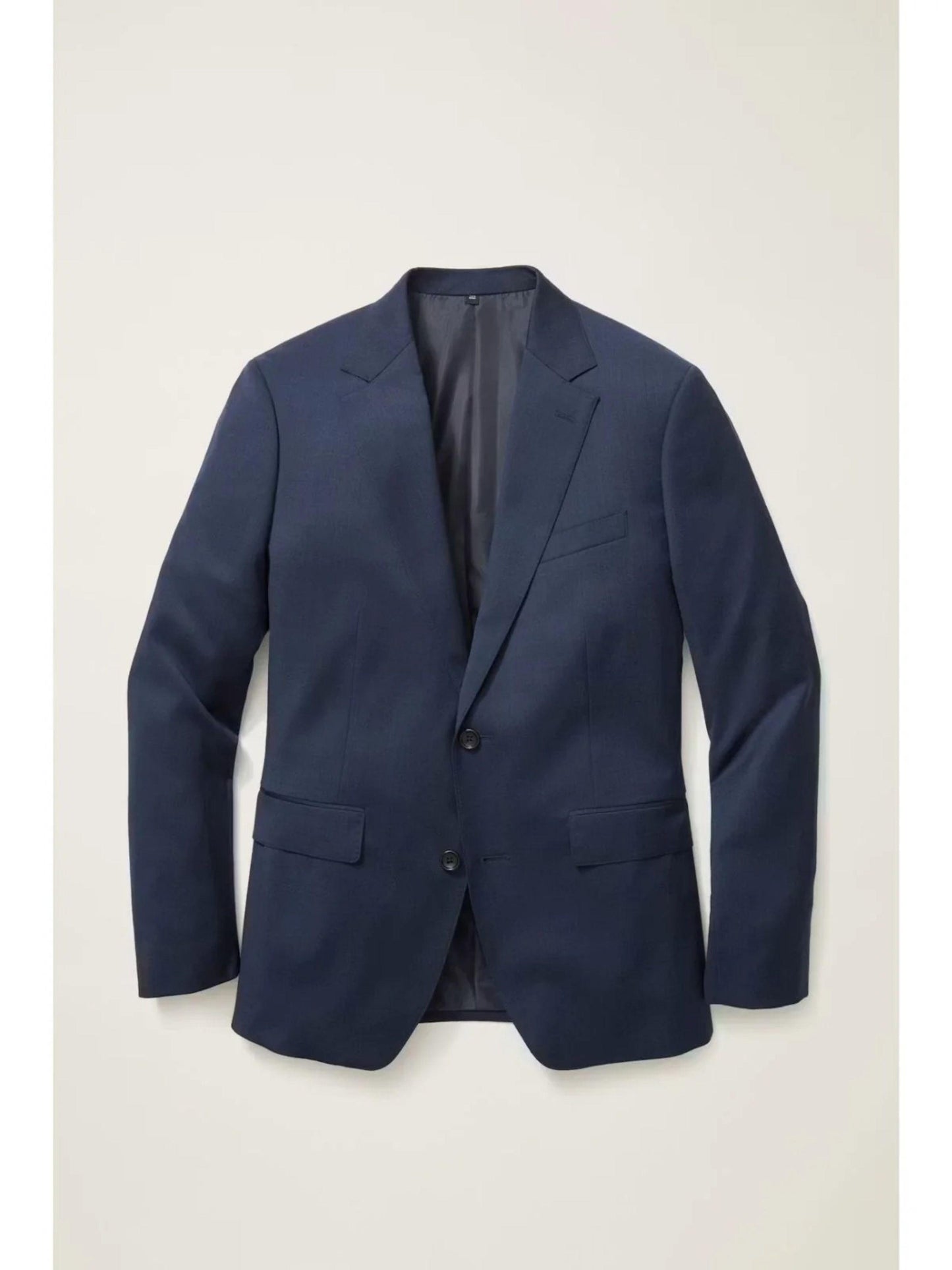 Bonobos Men's Jetsetter Slim Fit Suit Jacket Blazer Blue Stretch Four Season Weight Wool 42R