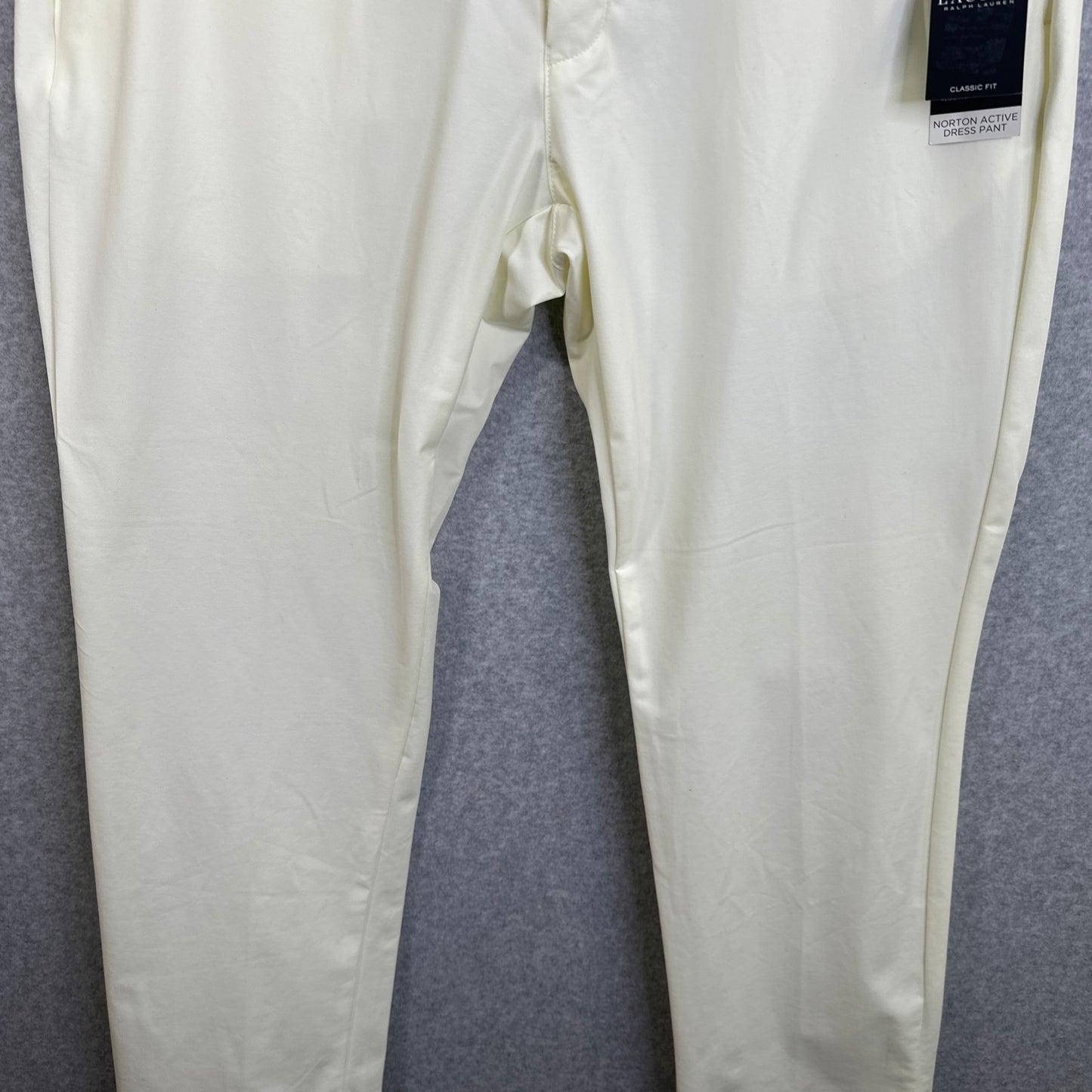 Lauren Ralph Lauren Norton Active Dress Pants Classic Fit Bone White Men's 40x29