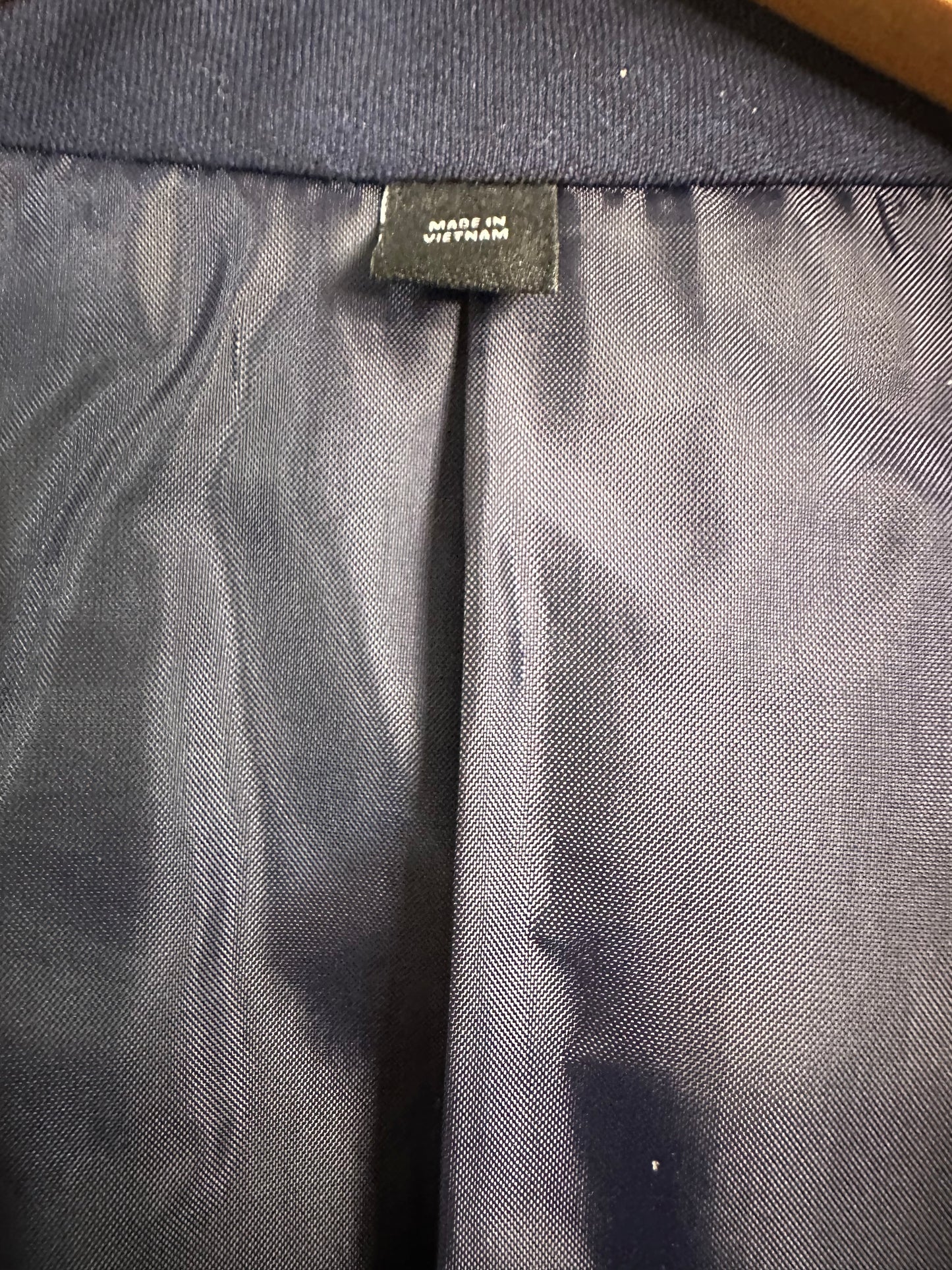 Bonobos Men's Jetsetter Slim Fit Suit Jacket Blazer Blue Stretch Four Season Weight Wool 42R