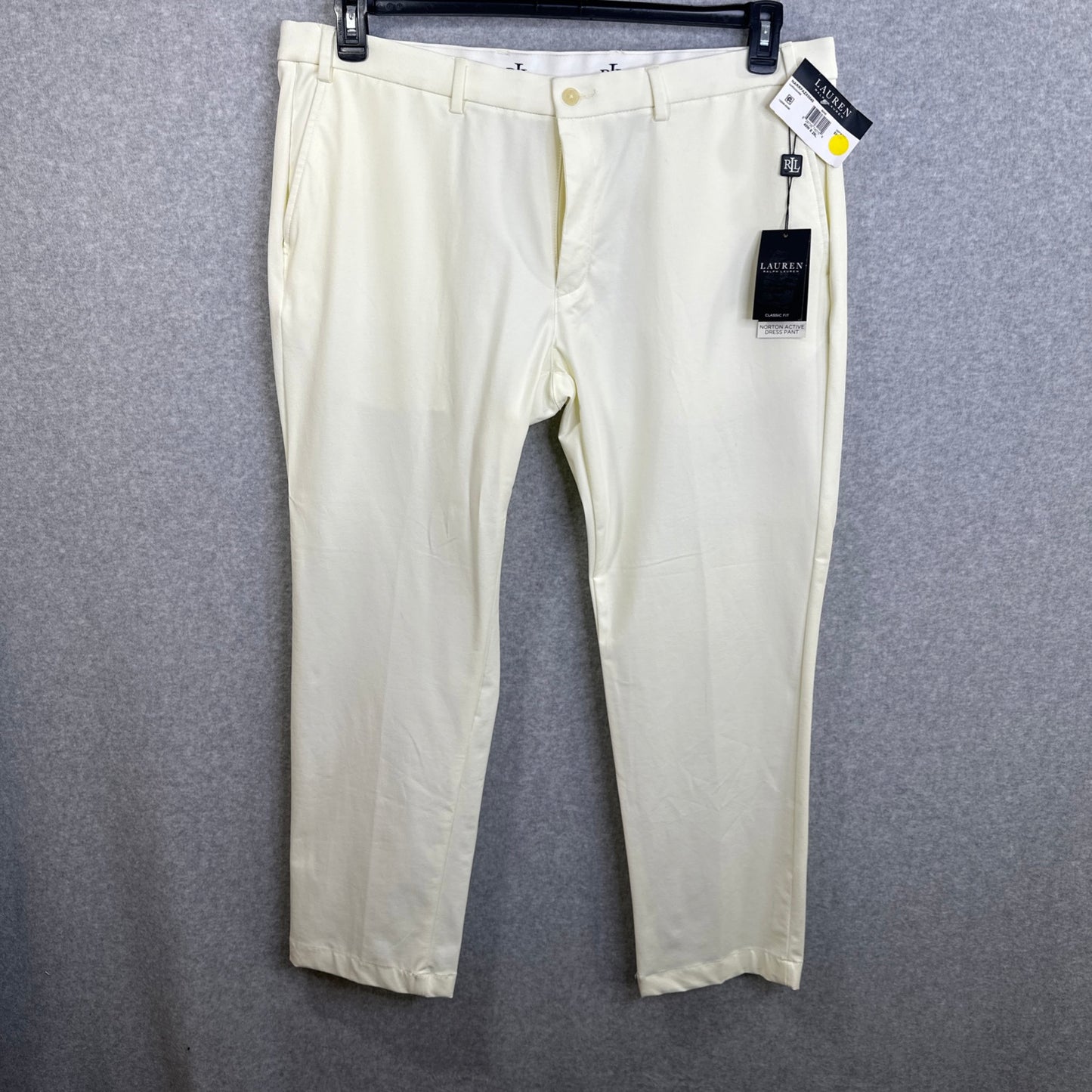 Lauren Ralph Lauren Norton Active Dress Pants Classic Fit Bone White Men's 40x29