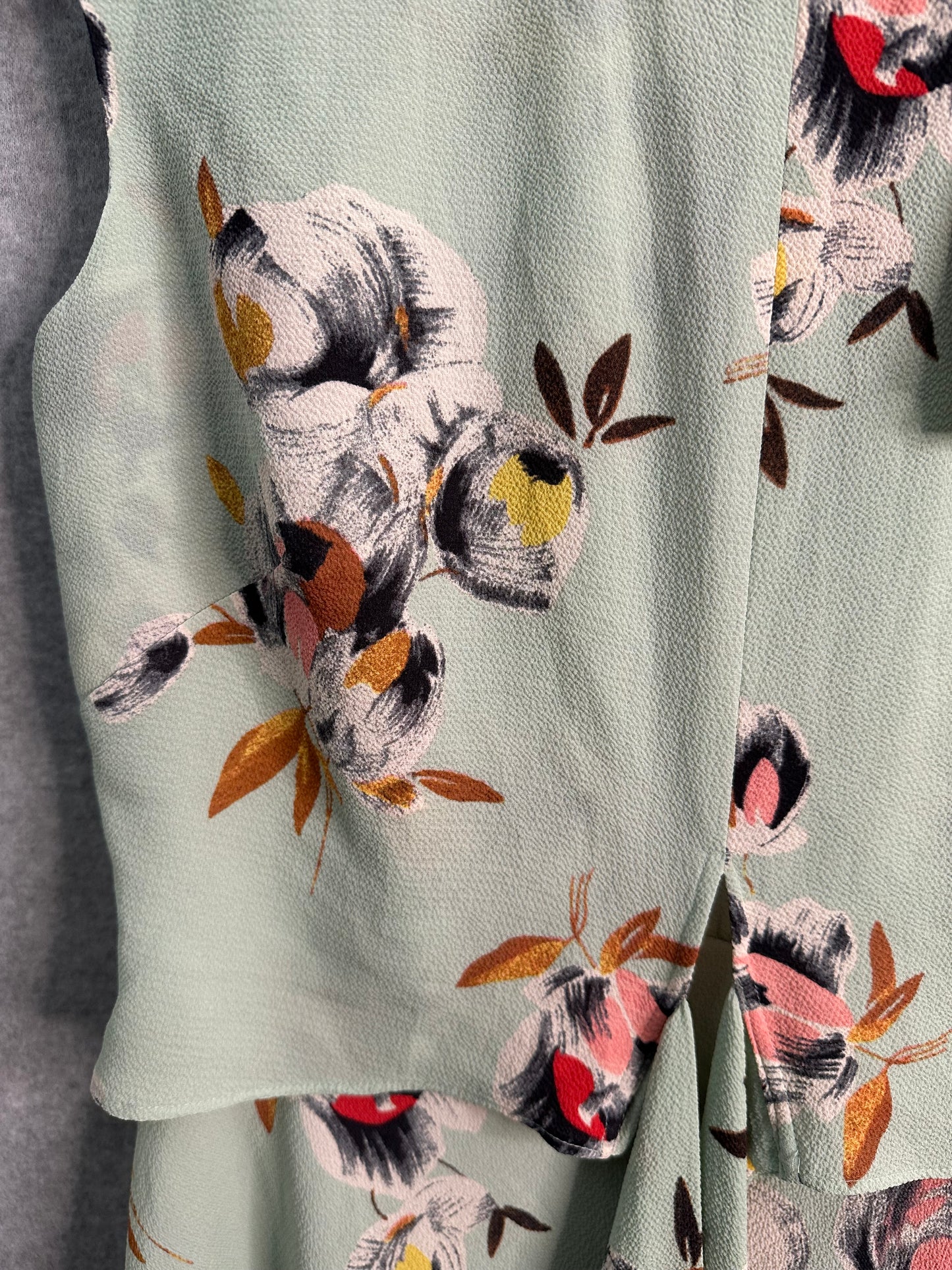 Lauren Ralph Lauren Floral Bubble Crepe A-Line Dress Size 4 Petite
