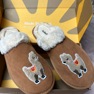 NIB Size 8 Soludos Llama Cozy Faux Fur Slipper Retail $85.00