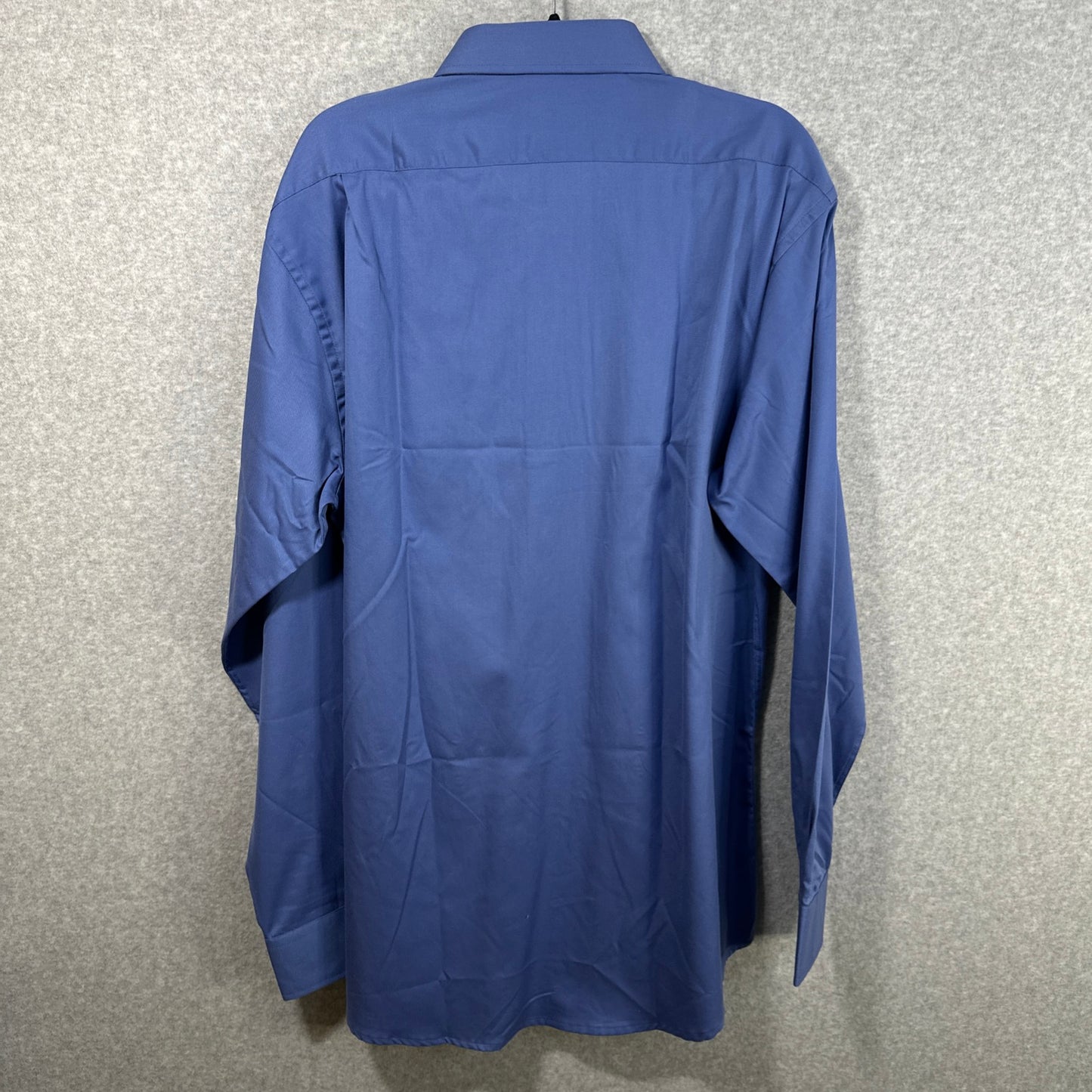 Tri-Mountain Blake Gold 980 Non Iron Dress Shirt Cotton Twill French Blue Men's XLT