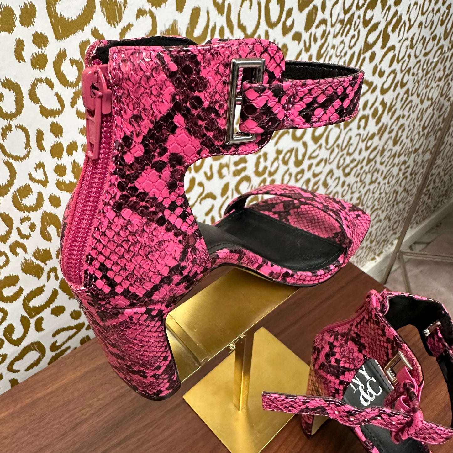 New York & Company Women's Lexi Ankle Strap Heels Size 6