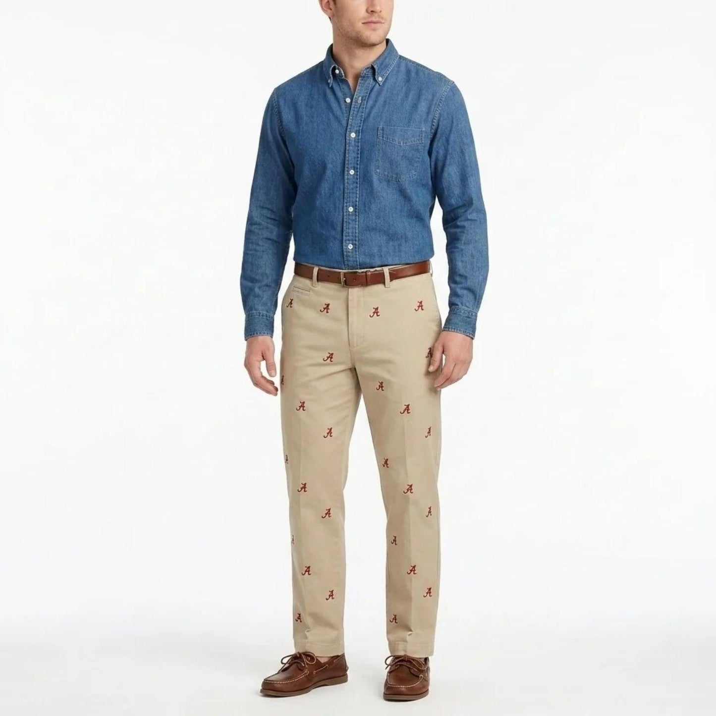 Campus_Chinos_University_Of_Alabama_Crimson_Tide_Cotton_Twill_Khaki_Chinos_