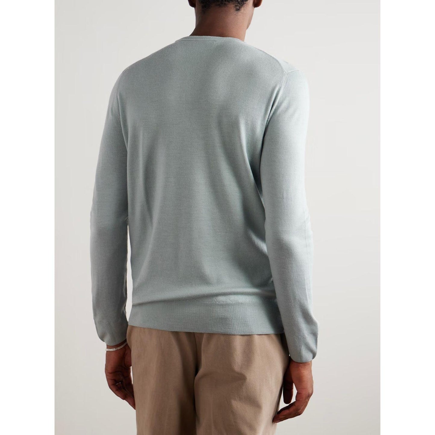 I'm sorry, I've been purchased. Looking for Canali? Let us know. Canali Melange Sweater Men's IT 52 US Large Light Green Textured Crewneck