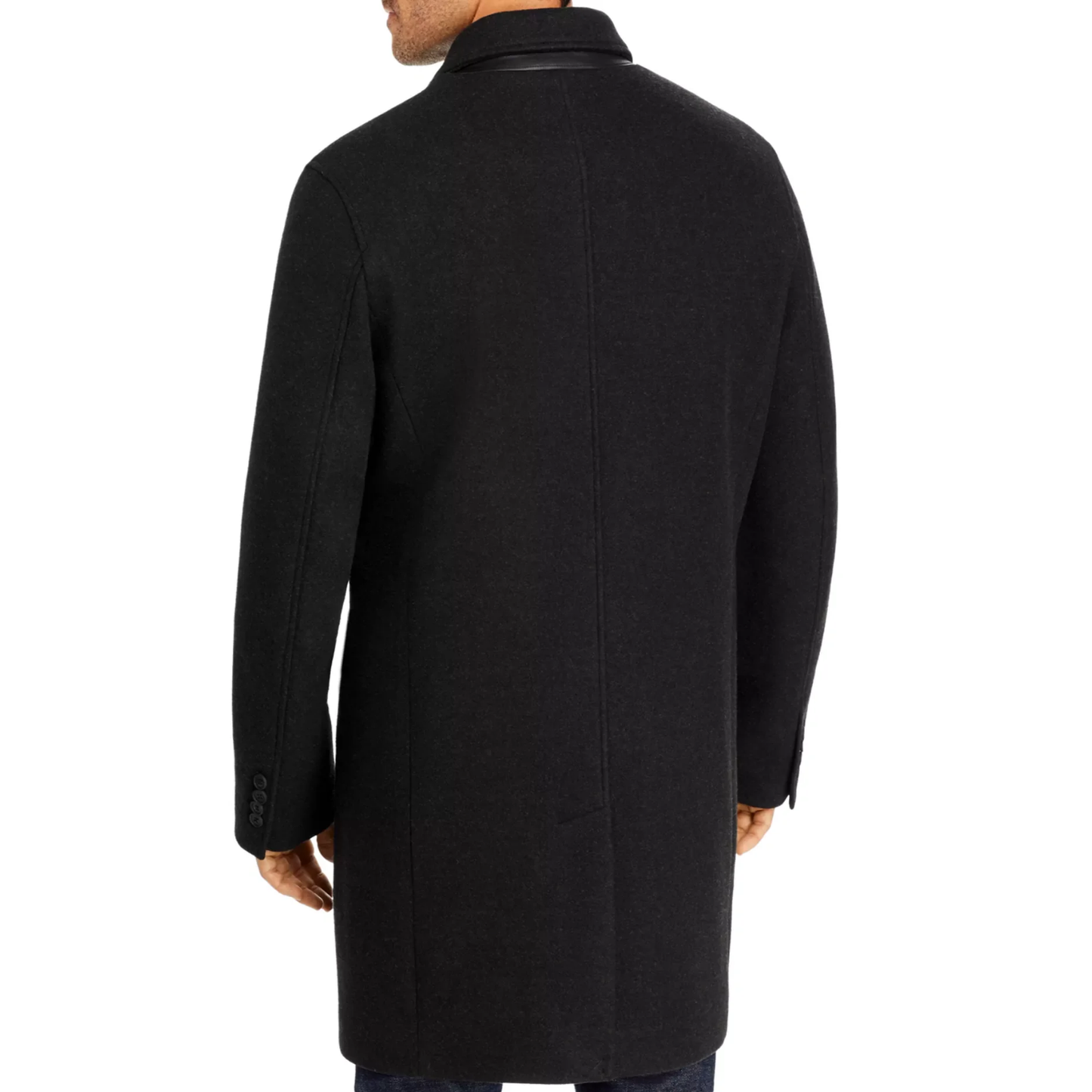 I'm sorry, I've been purchased. Looking for something similar? Let us know. Cole Haan Signature Classic-Fit Topcoat Men's XL Wool Blend Black Notch Label
