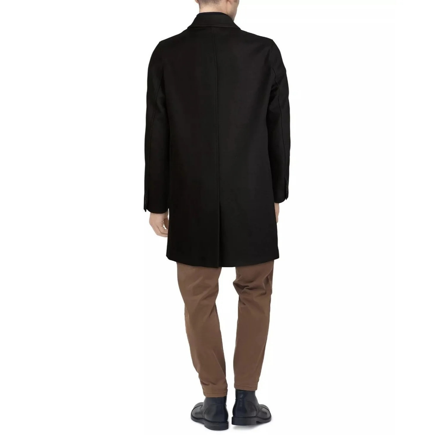 I'm sorry, I've been purchased. Looking for something similar? Let us know. Cole Haan Signature Classic-Fit Topcoat Men's XL Wool Blend Black Notch Label