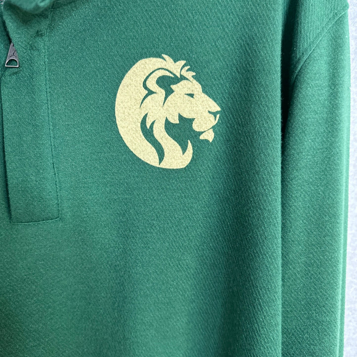 Nike Jordan Team Issue Southeastern Louisiana University Dri-fit Quarter Zip Team Training Model DQ7913-341 Men's XXL