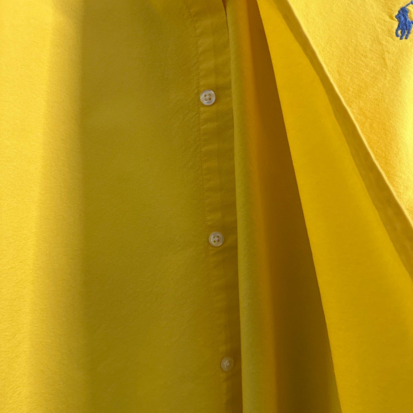 Polo Ralph Lauren Button Down Shirt Classic Yellow Men's 3XLT