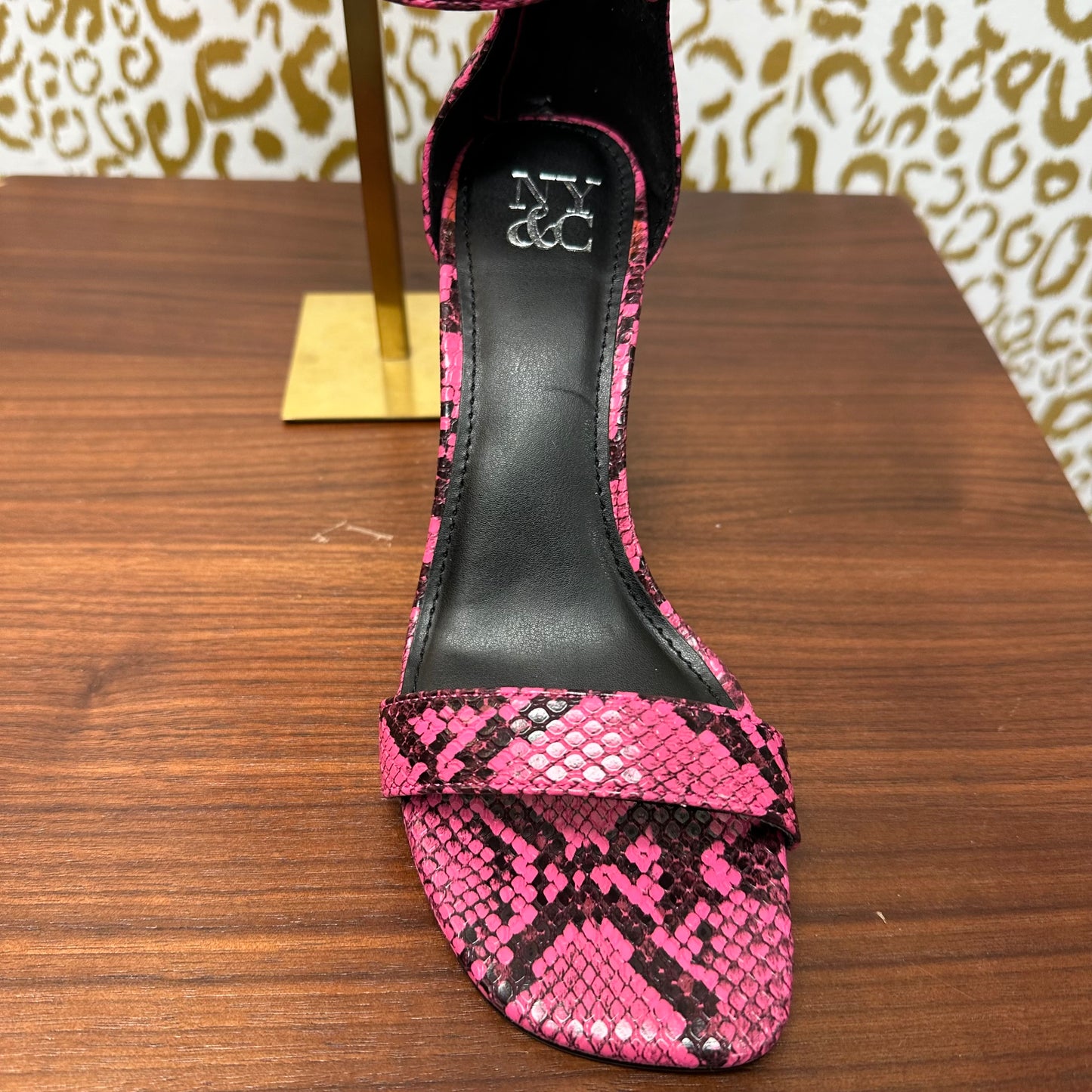 New York & Company Women's Lexi Ankle Strap Heels Size 6