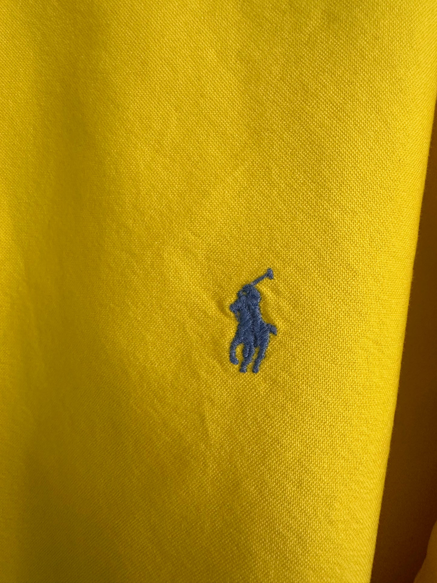 Polo Ralph Lauren Button Down Shirt Classic Yellow Men's 3XLT