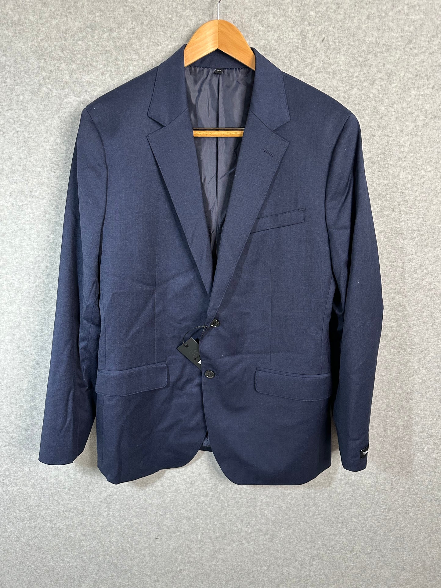 Bonobos Men's Jetsetter Slim Fit Suit Jacket Blazer Blue Stretch Four Season Weight Wool 42R