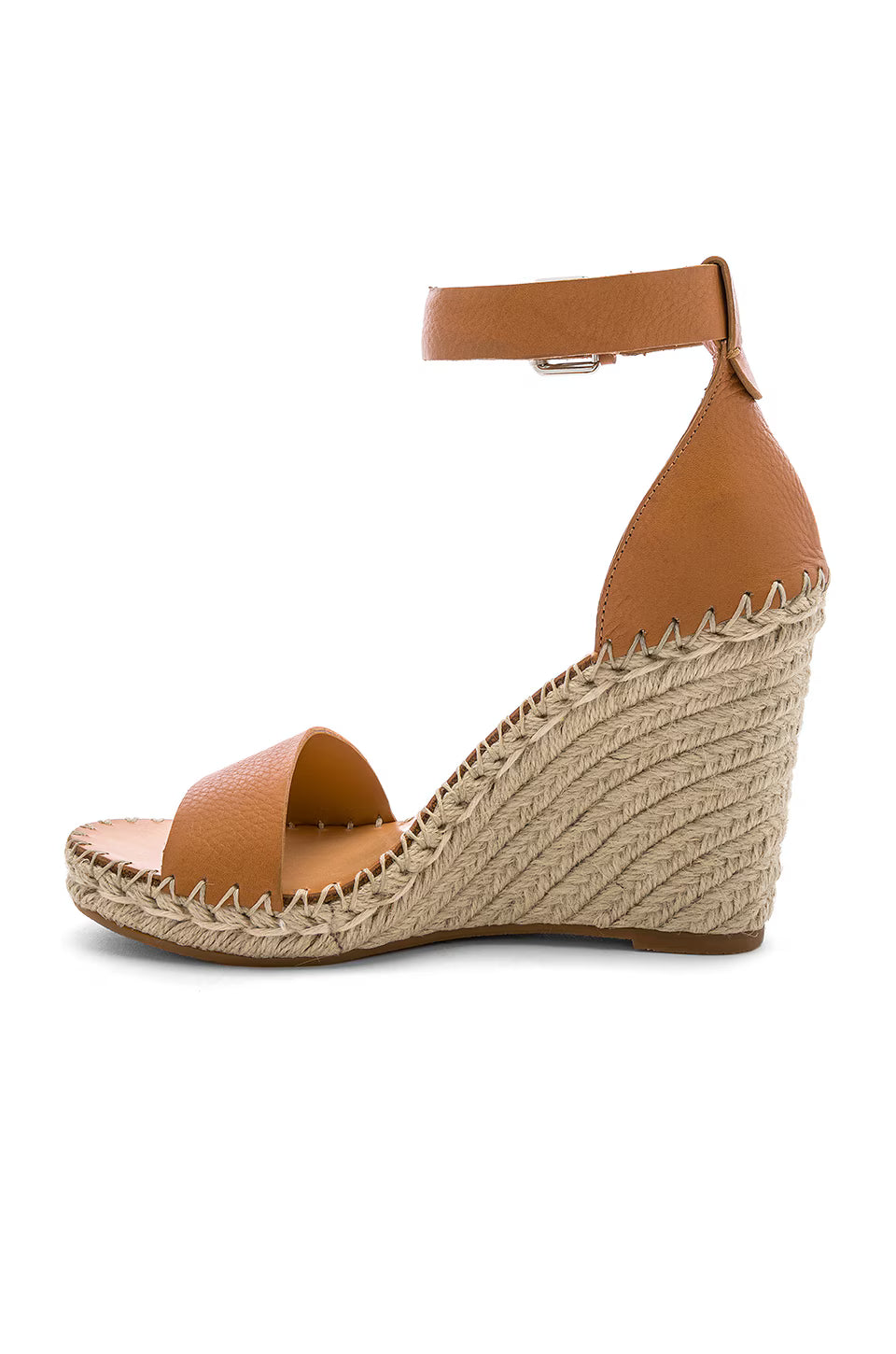 Dolce Vita Noor Espadrilles Women's Size 10 Wedge Sandals Tan Leather