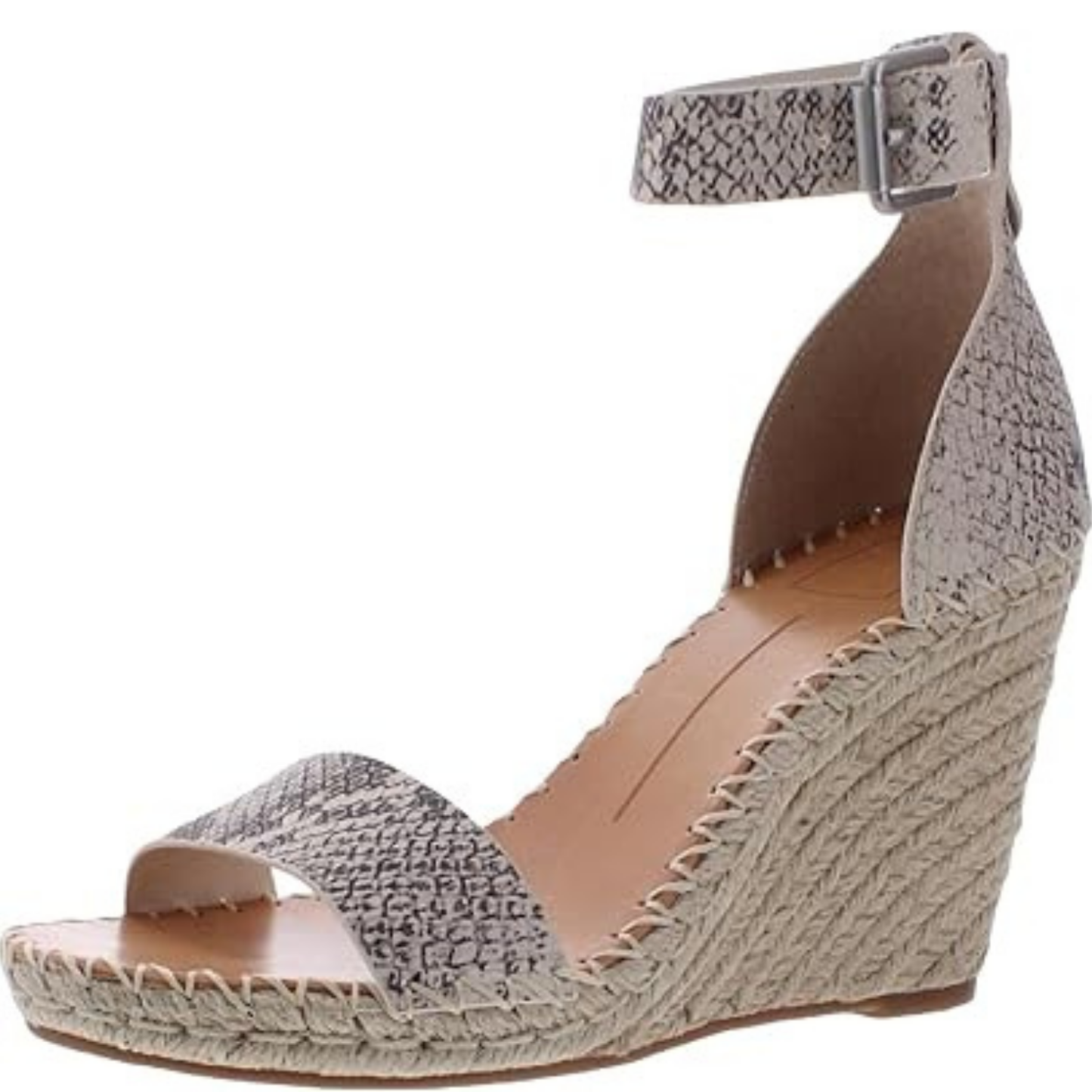 Dolce Vita Leather Espadrille Wedge Sandal Women's 7.5