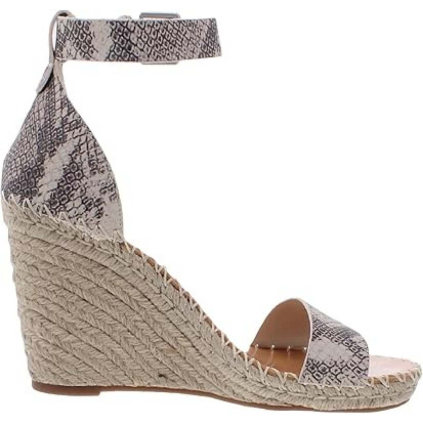 Dolce Vita Leather Espadrille Wedge Sandal Women's 7.5