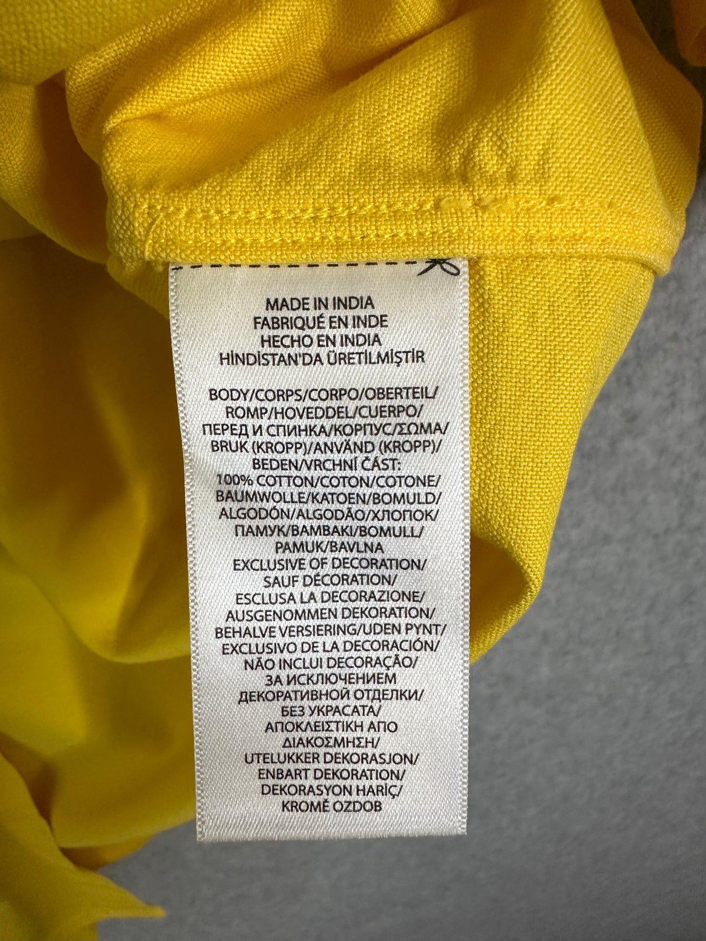 Polo Ralph Lauren Button Down Shirt Classic Yellow Men's 3XLT