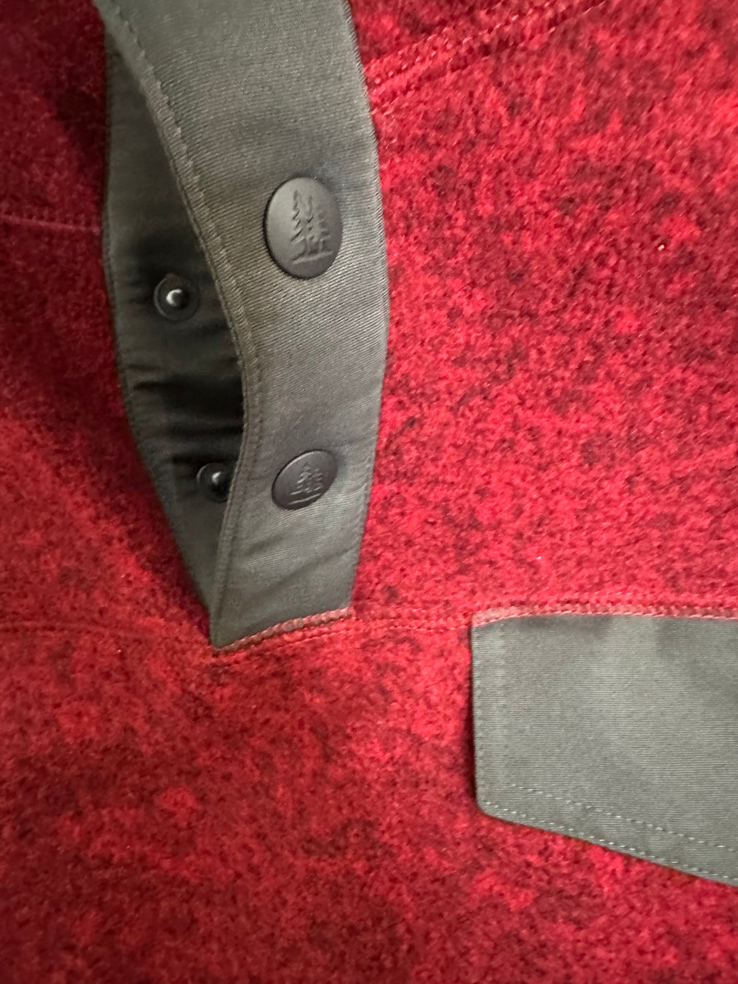G.H. Bass & Co. Arctic Terrain Snap Mock Polar Fleece Top Men's 4XL