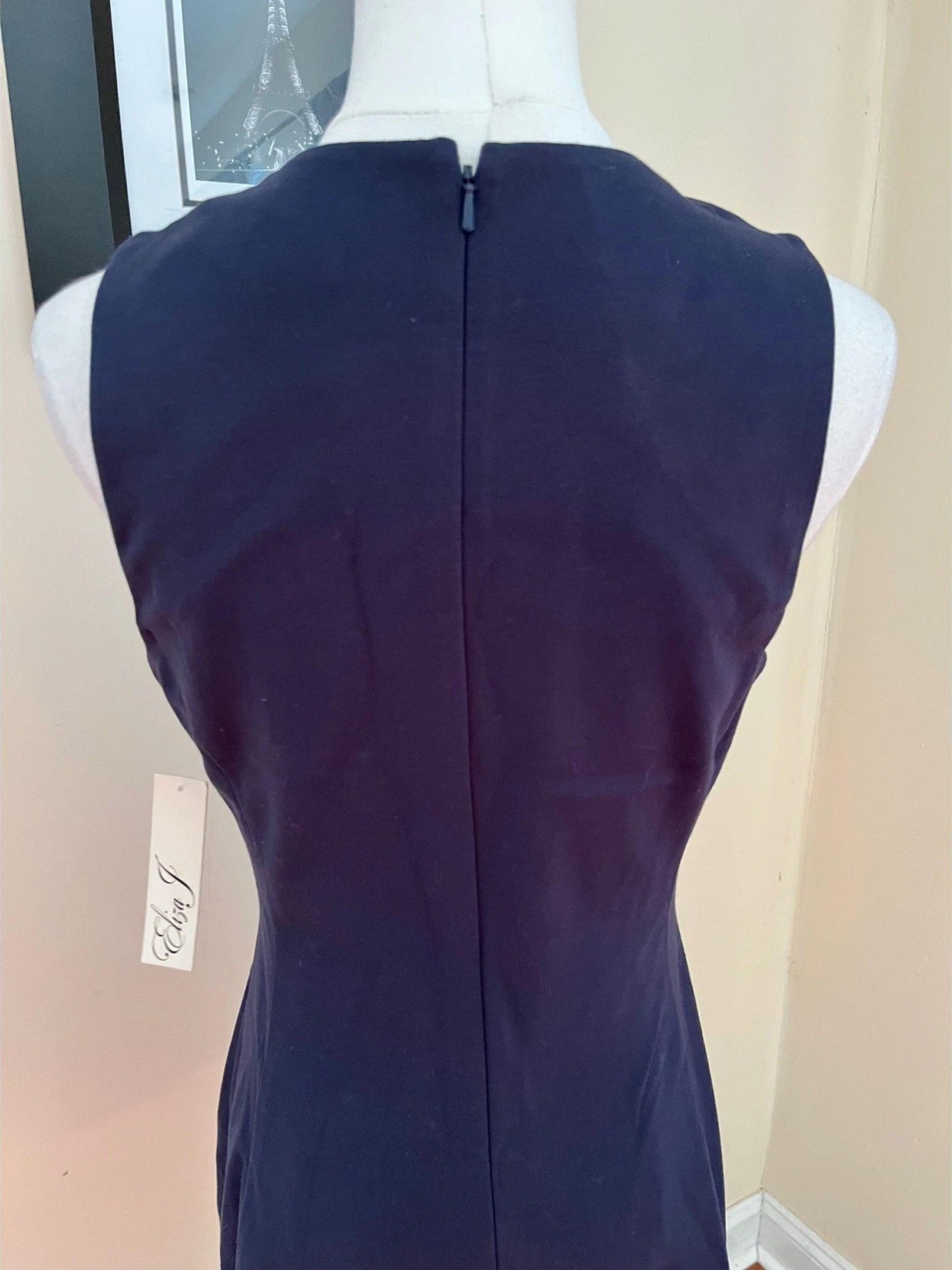 Eliza J Women's Colorblock Hem Fit & Flare Dress Size 4
