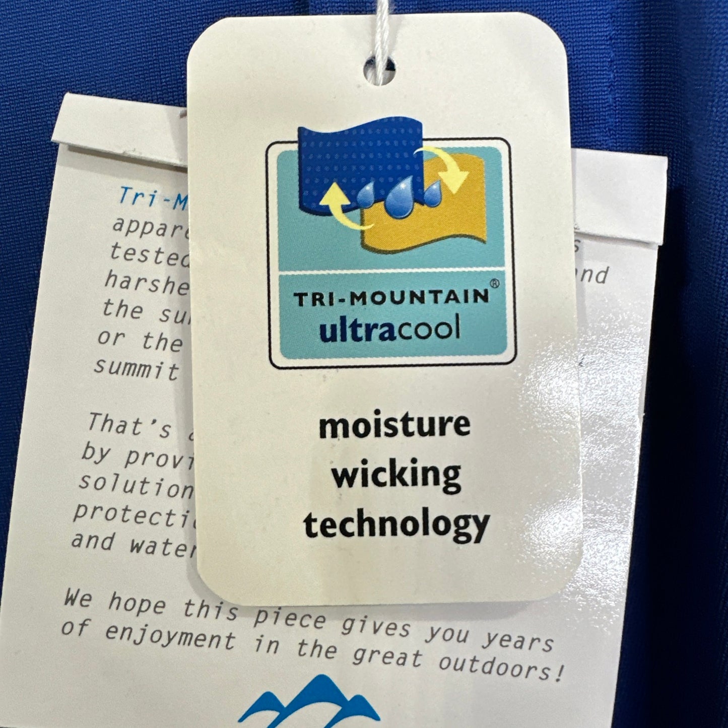 Tri-Mountain Performance Golf Polo Moisture Wicking Antimicrobial Technology Men's XL