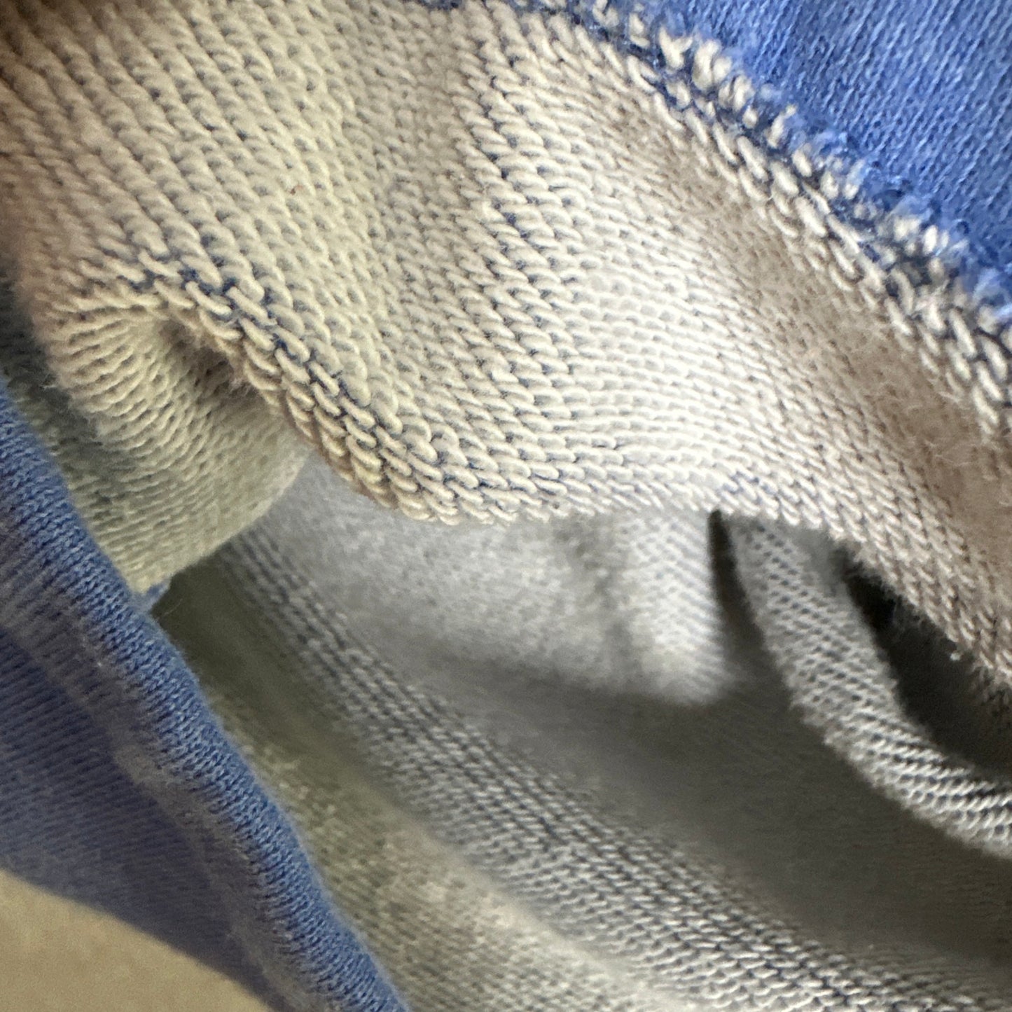 Lacoste Men's Signature Print Cotton Fleece Shorts Blue Size Large