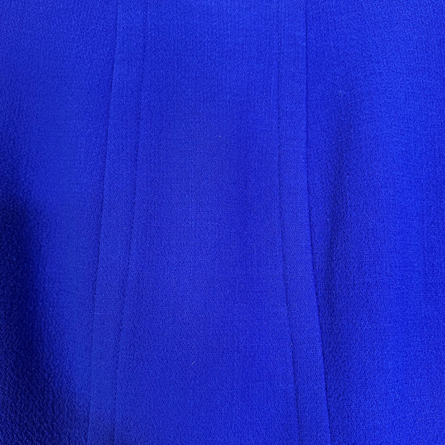 Lafayette 148 New York Virgin Wool Sleeveless Cobalt Blue Sheath Dress Women's 12
