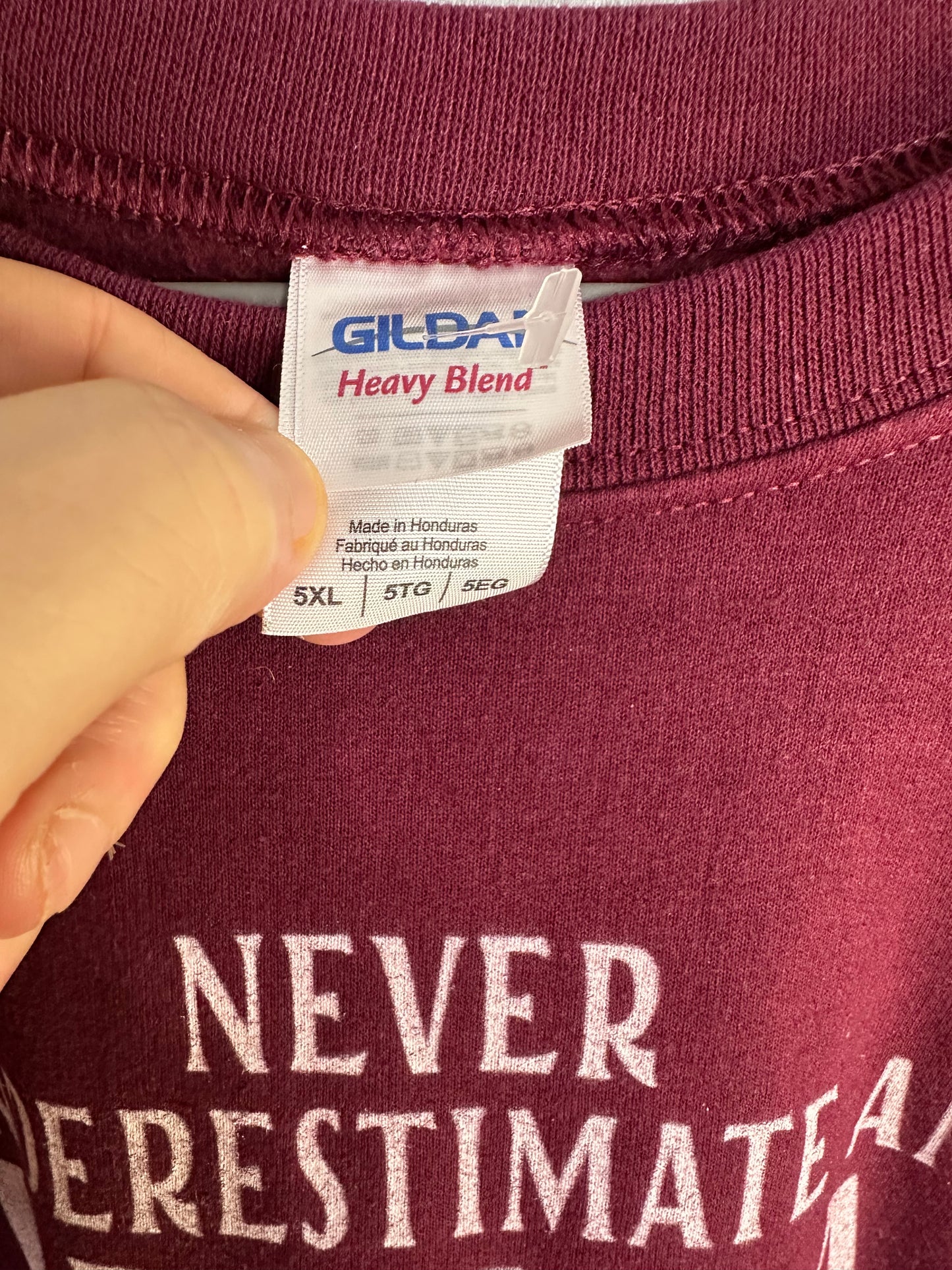 Gildan Heavy Blend University Of Alabama Graduate Mens Crewneck Sweatshirt 5XL