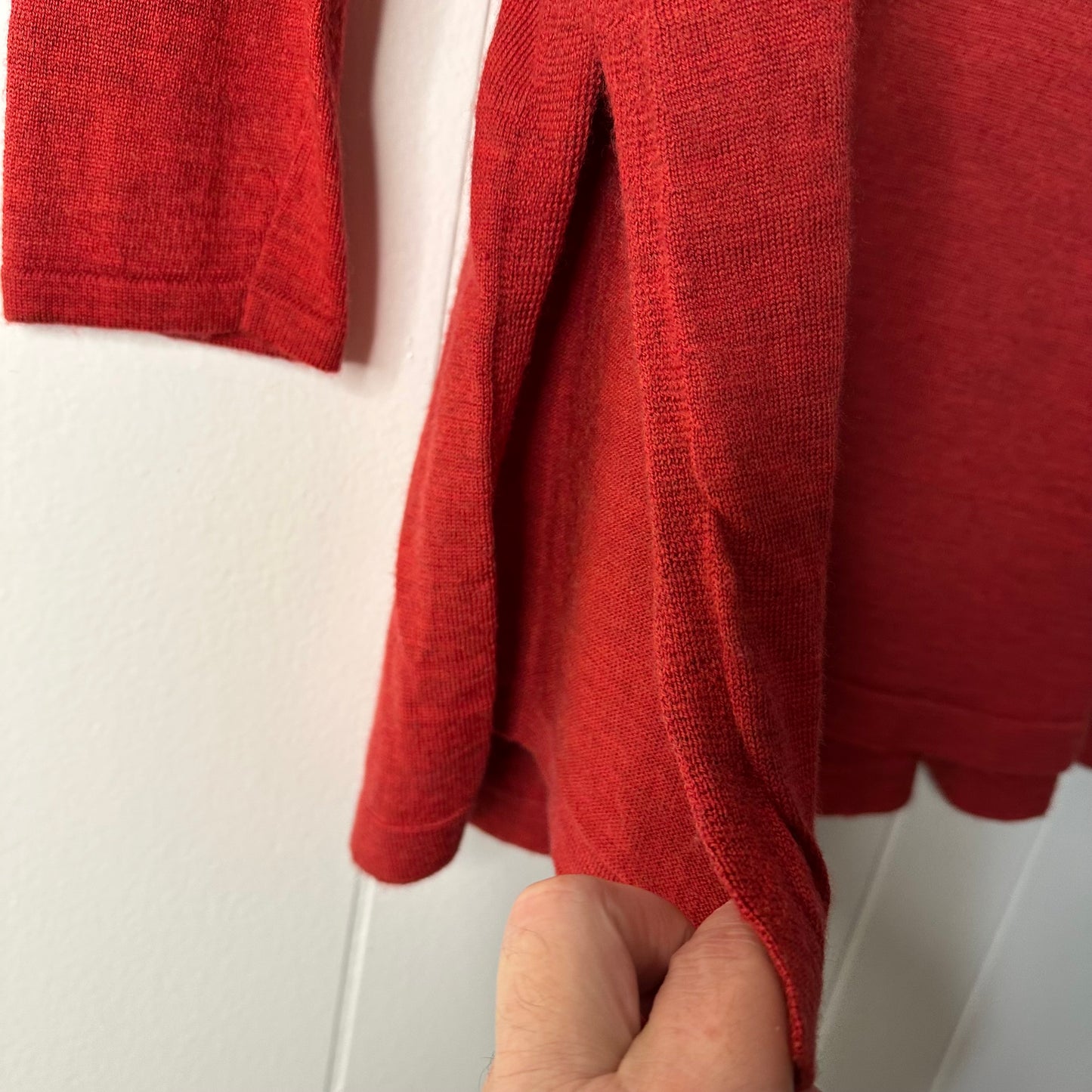 Eileen Fisher Merino Wool A-Line Tunic Sweater Women's Small Petite Italian Yarn - Runs Big - See Dimensions