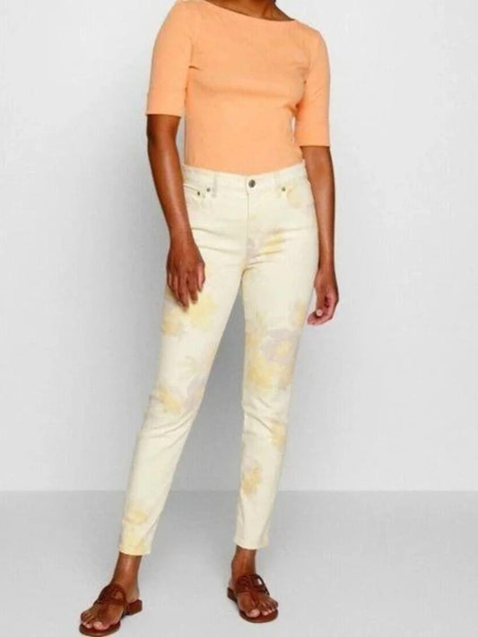 Lauren Ralph Lauren Womens High Rise Skinny Ankle Jeans Size 4