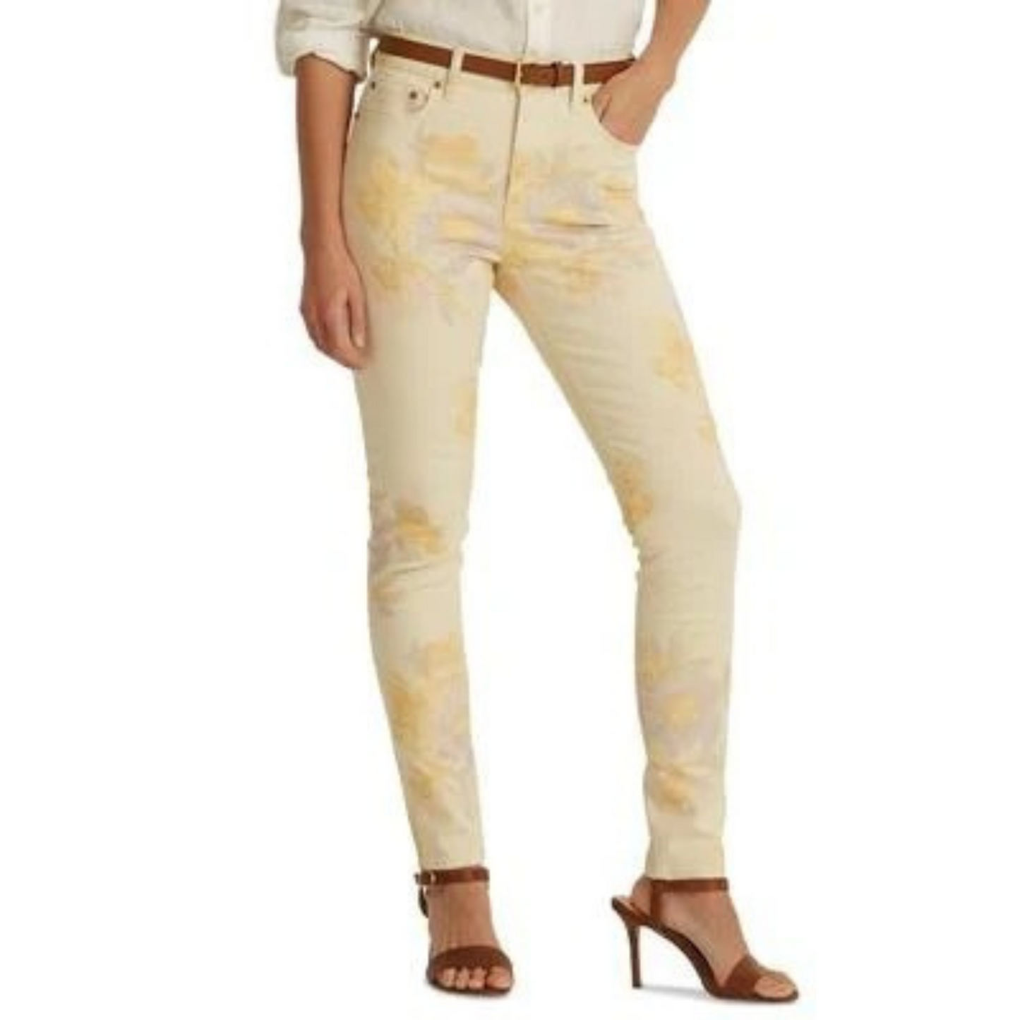 Lauren Ralph Lauren Womens High Rise Skinny Ankle Jeans Size 4
