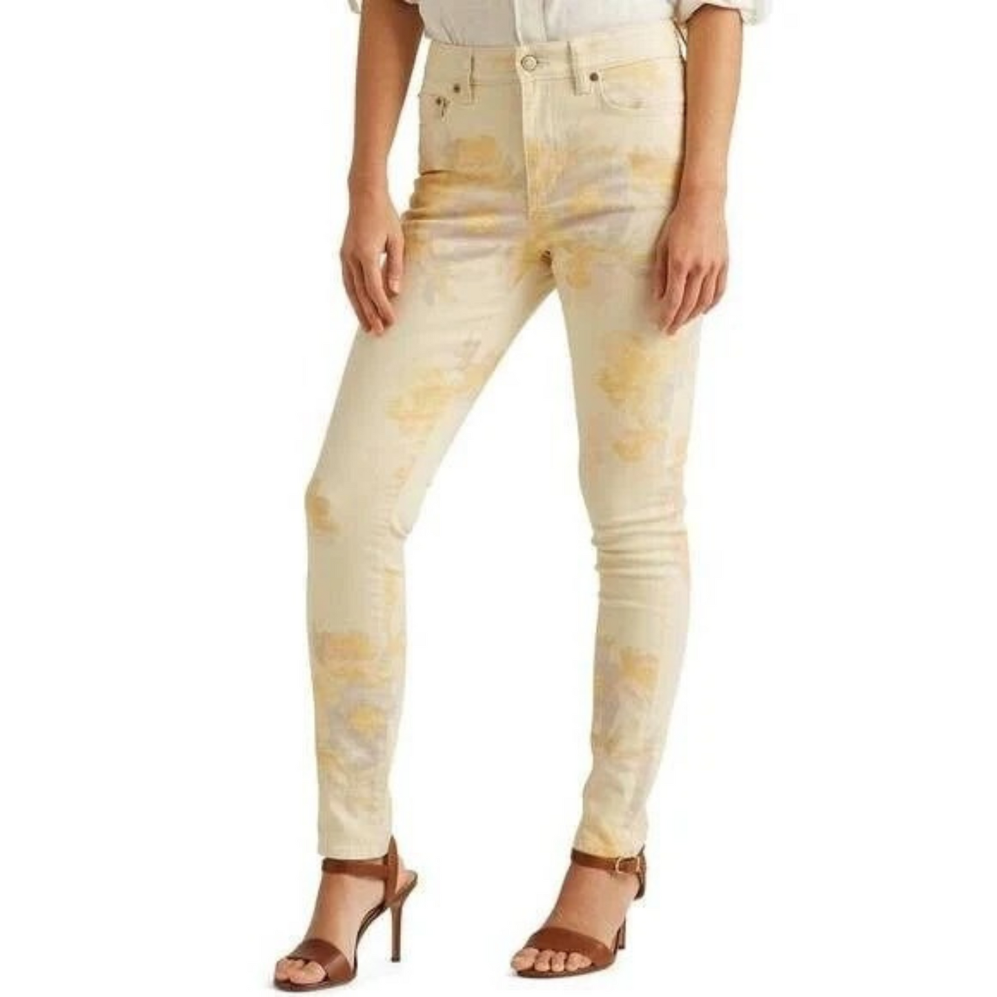 Lauren Ralph Lauren Womens High Rise Skinny Ankle Jeans Size 4