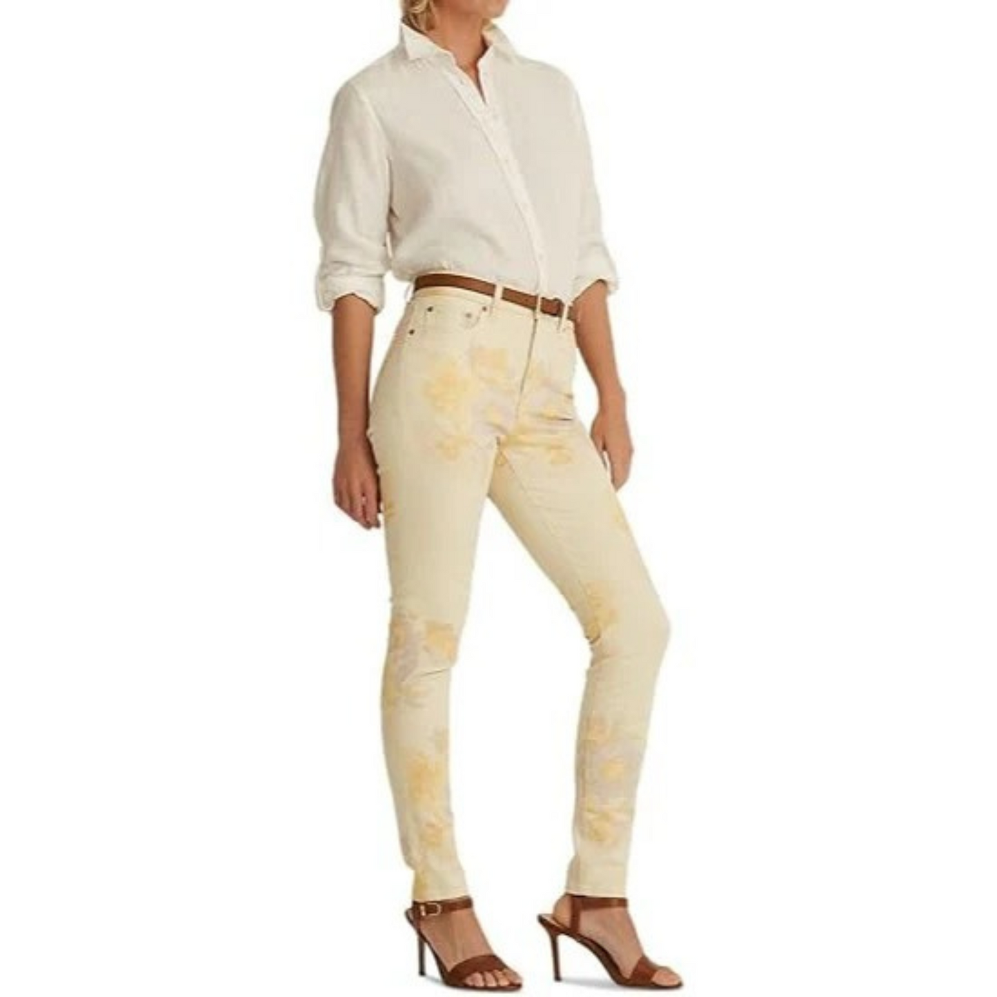 Lauren Ralph Lauren Womens High Rise Skinny Ankle Jeans Size 4