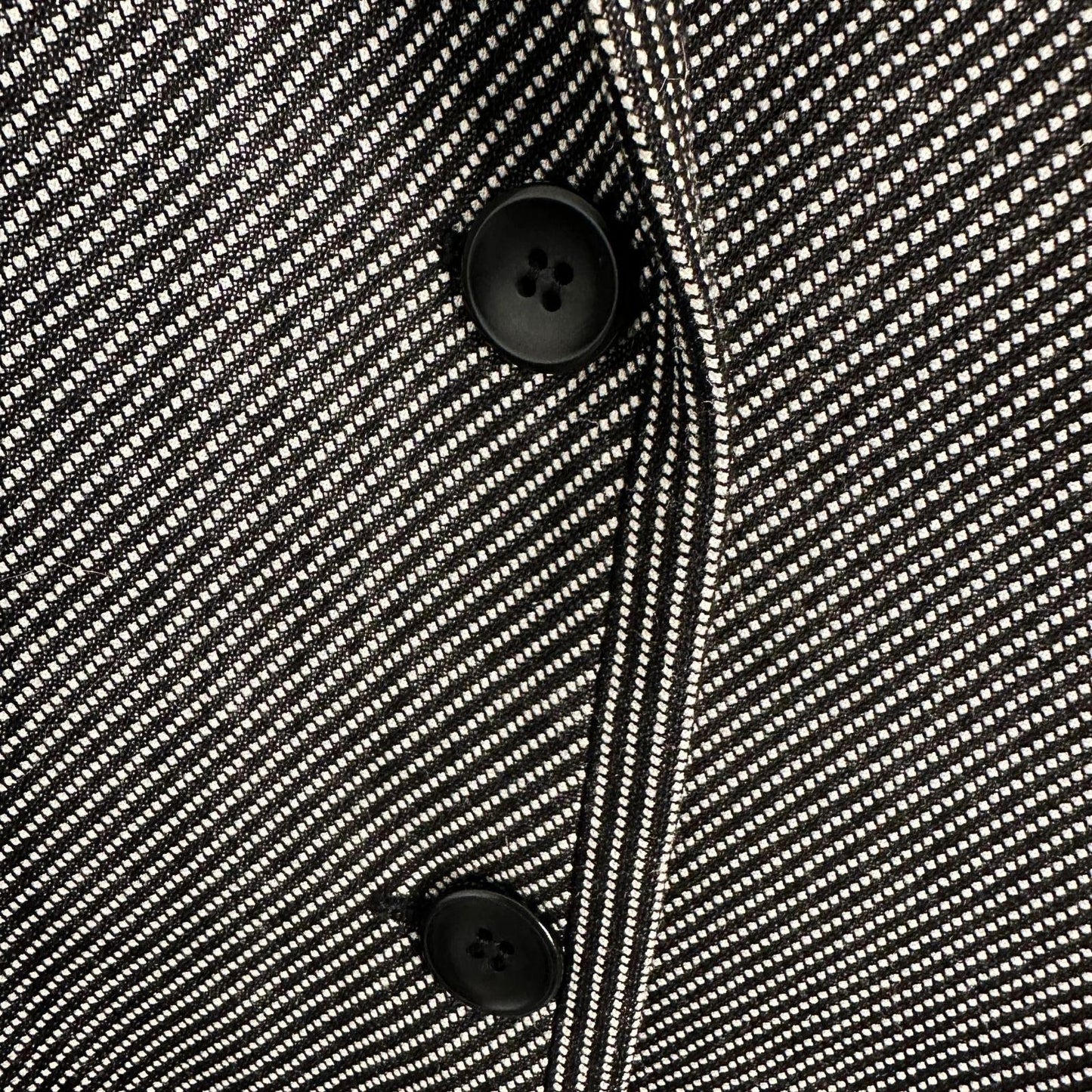 Max Mara Blazer Women's Size 12 Silk Wool Blend Black White Pink Cupro Lining