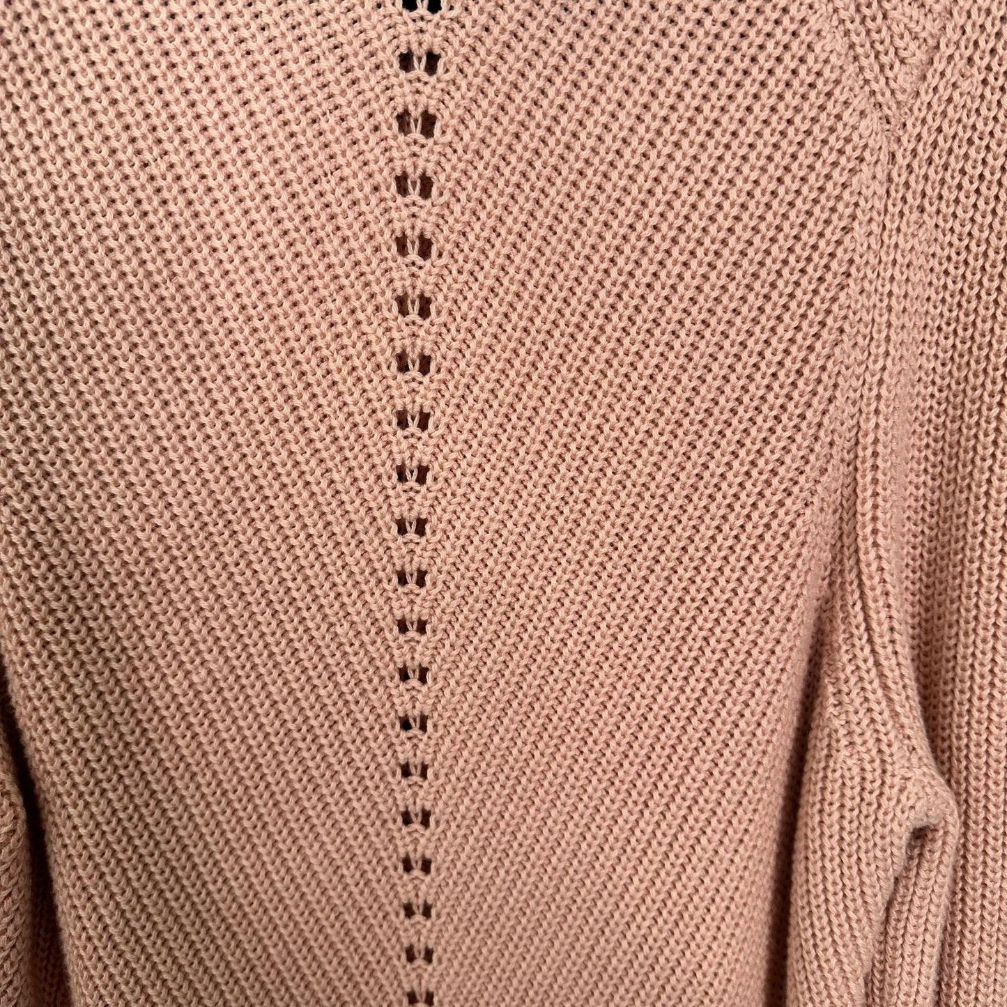 Ted Baker Sunniie Sweater Women's 10 Jumper Puff Shoulder Light Pink