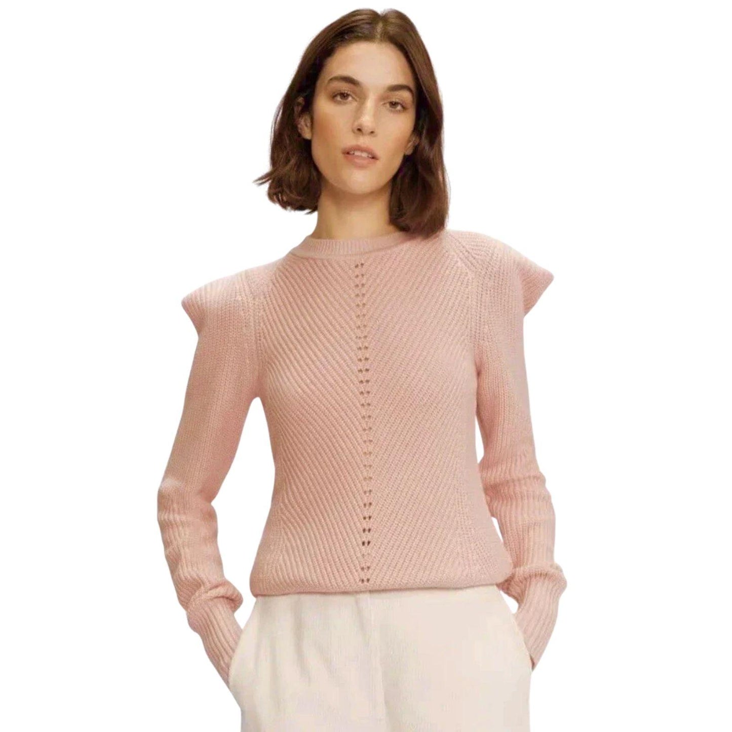Ted Baker Sunniie Sweater Women's 10 Jumper Puff Shoulder Light Pink