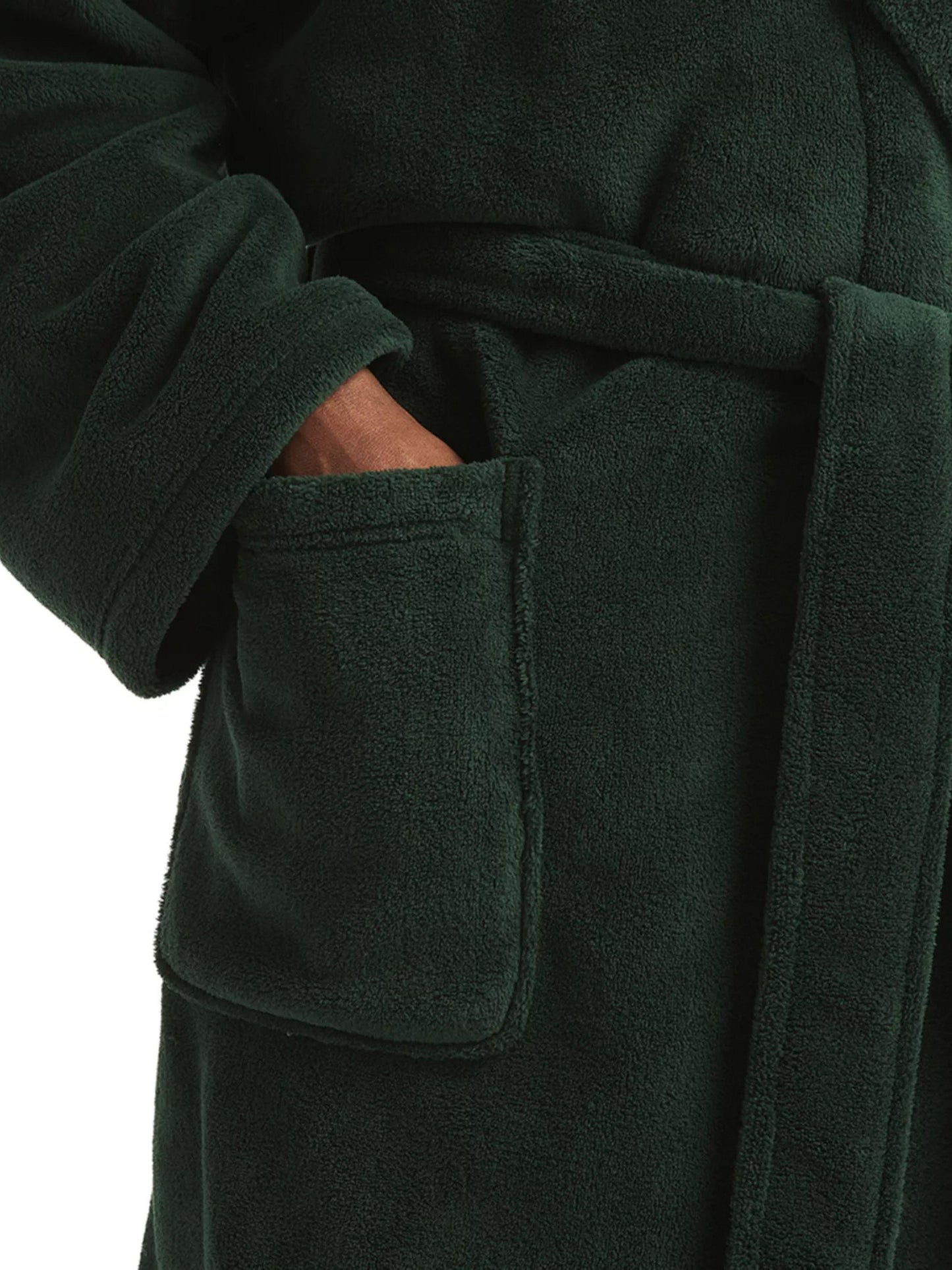 Nautica Men's Classic Fit One Size Robe Plush Microfiber Shawl Collar