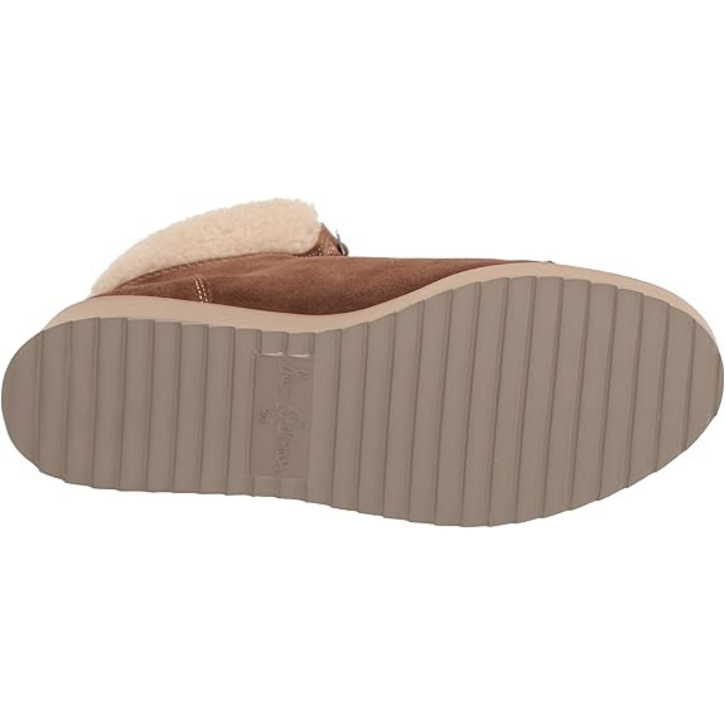 Sam Edelman The Franc Hiking Boot Women's 7.5 Suede Faux Shearling Trim Toffee