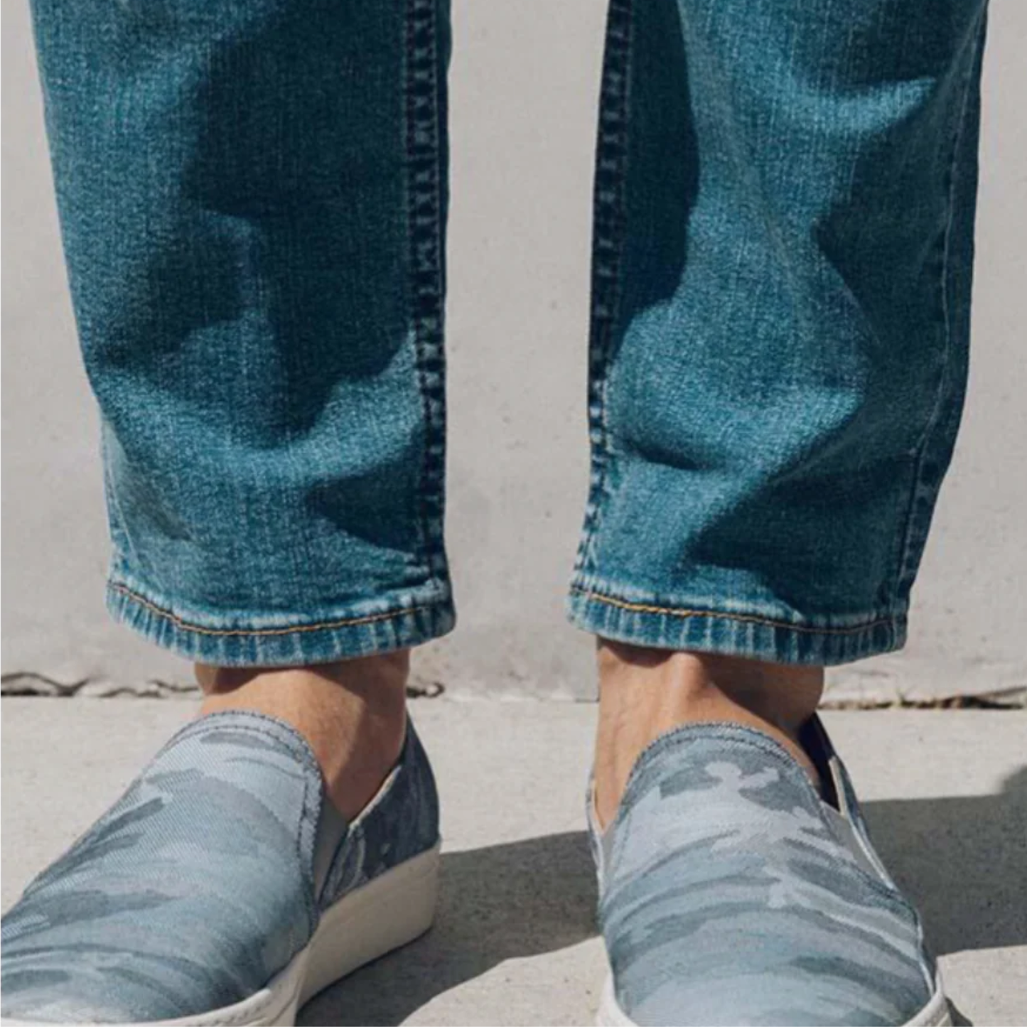 Soludos Sneakers Men's Size 11 Algarve Camo Canvas Gray & Blue