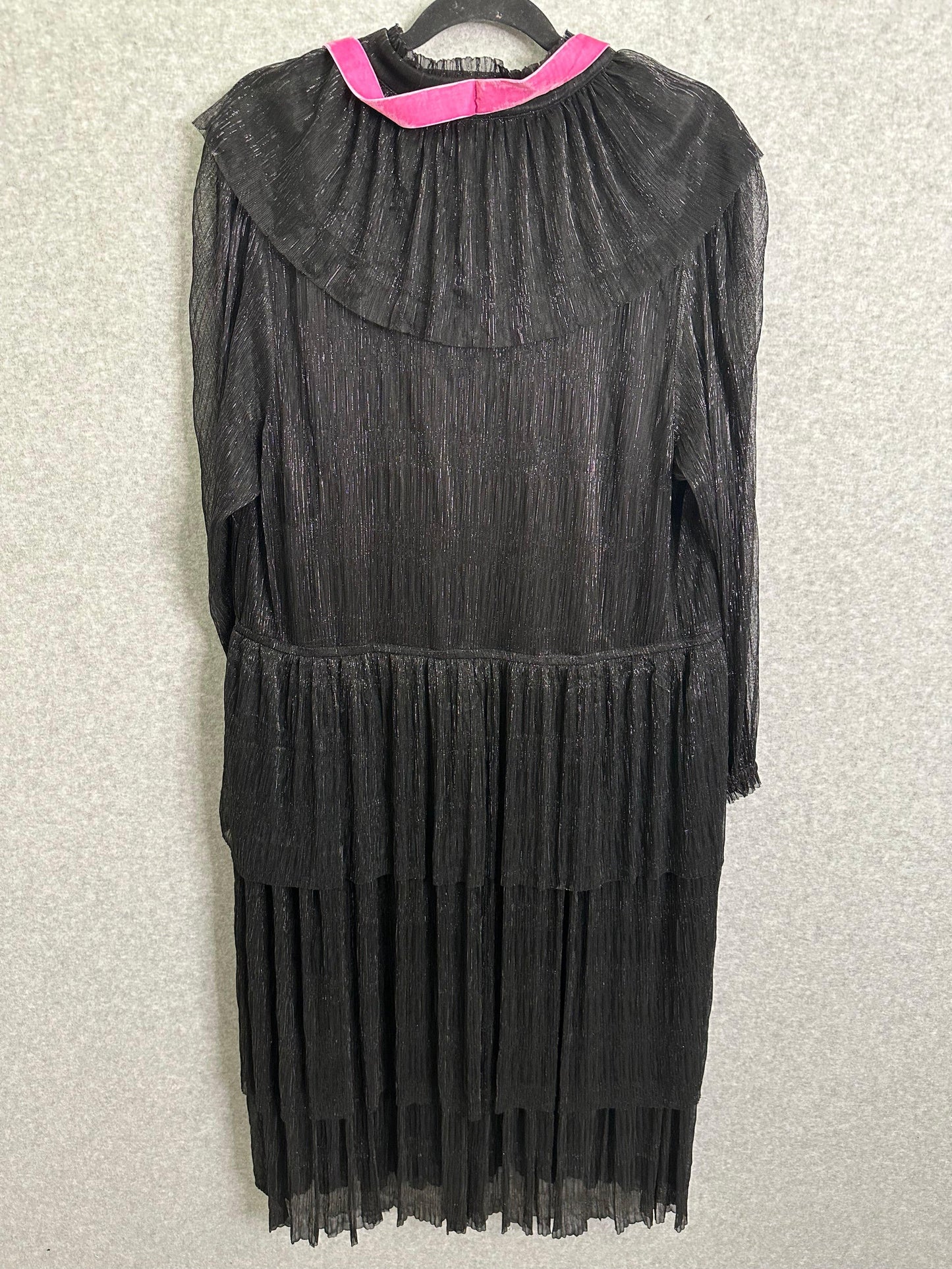 Studio Park X Shawn Killinger Metallic Pleated Tiered Dress Women's Size 2X